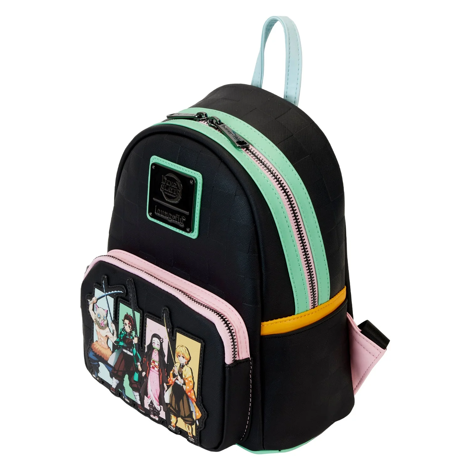 Loungefly x Aniplex Demon Slayer Group Mini Backpack - Image 3