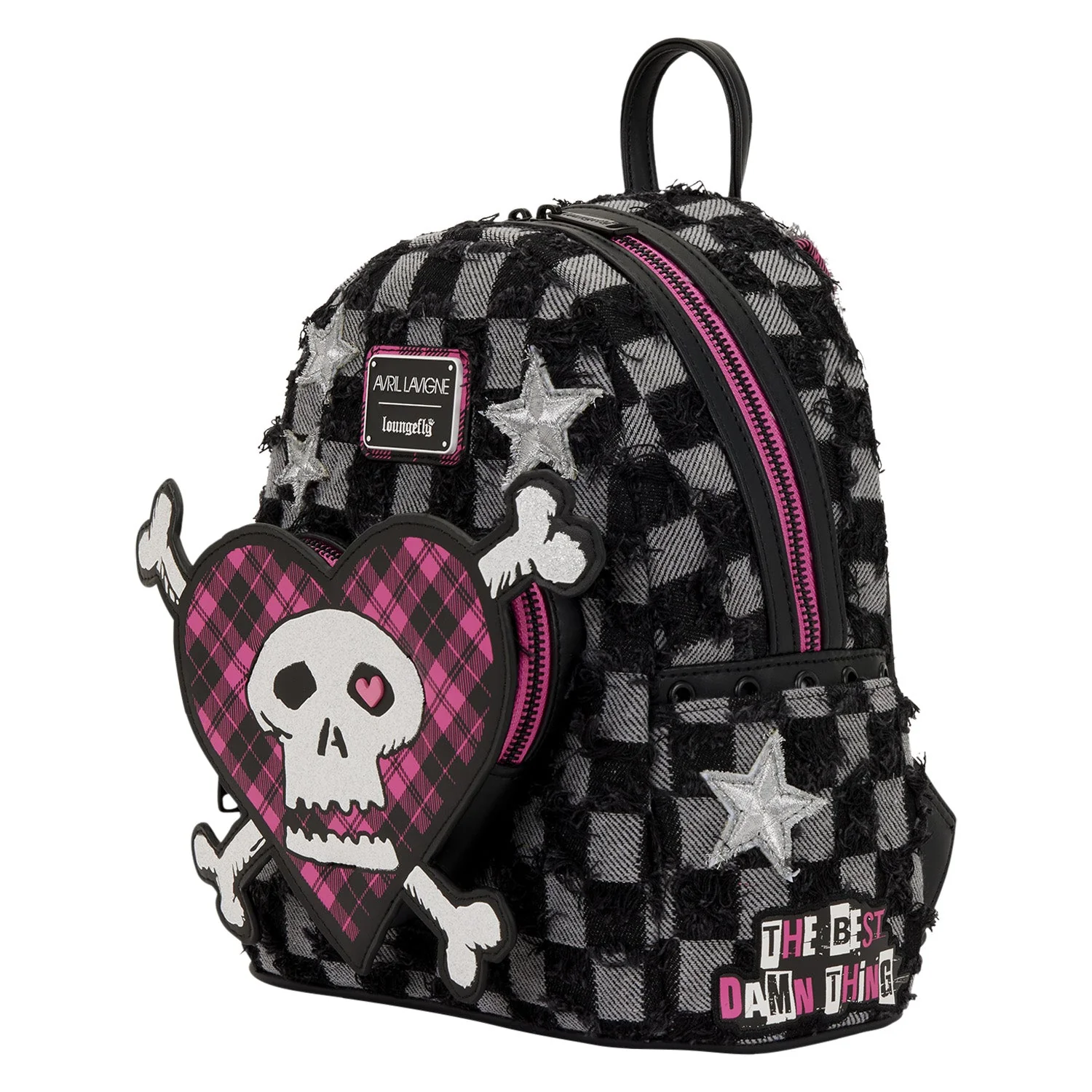 Loungefly x Avril Lavigne Logo Mini Backpack - Image 3