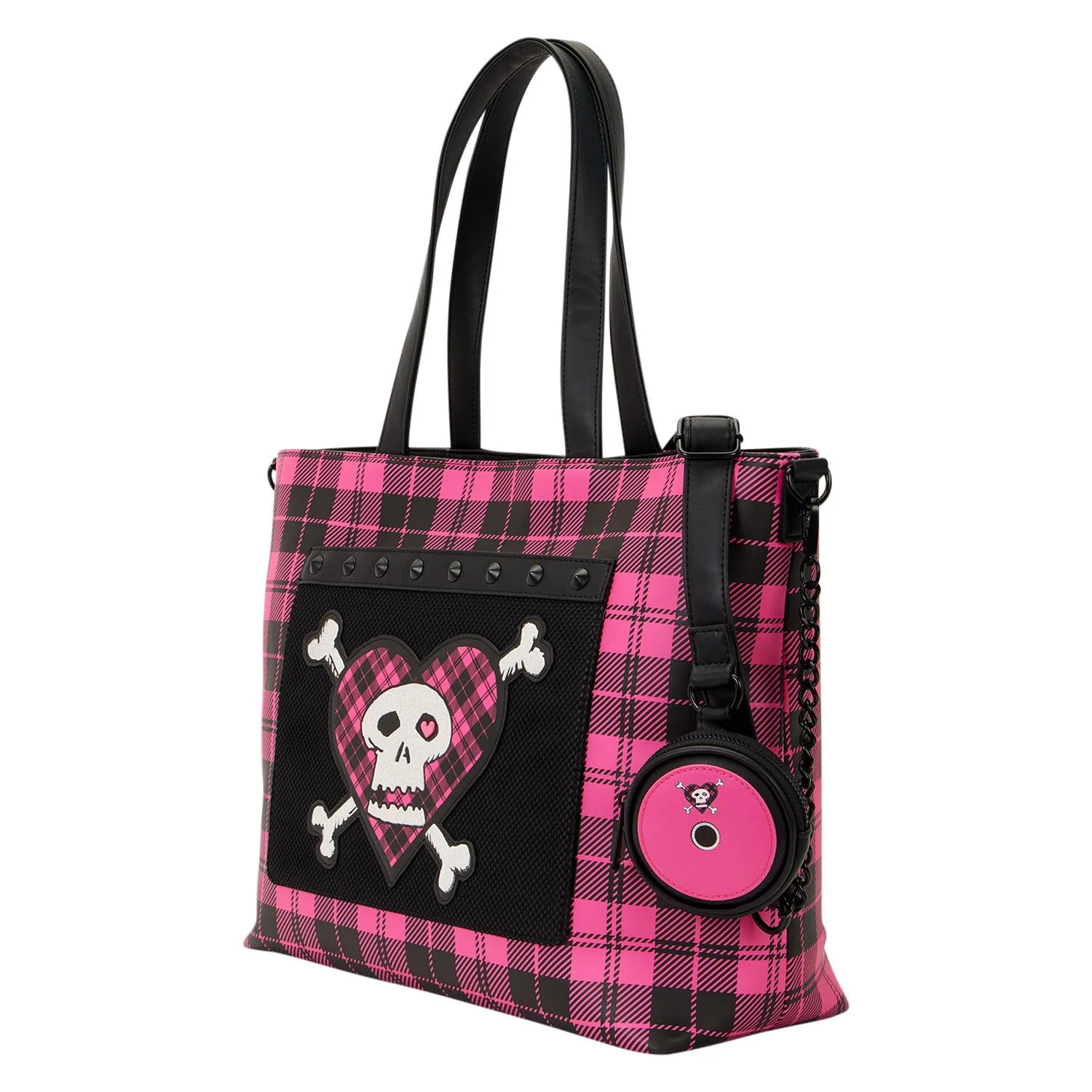 Loungefly x Avril Lavigne Logo Tote Crossbody Bag with Coin Bag - Image 2