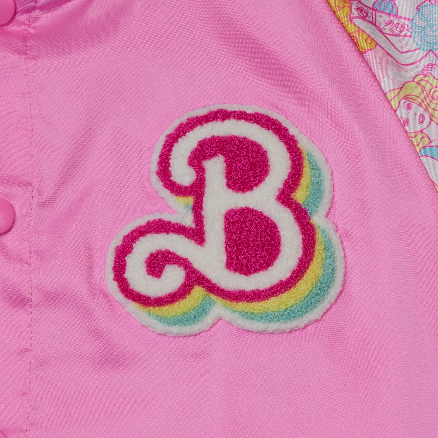 Loungefly x Barbie 65th Anniversary Bomber Jacket - Image 4