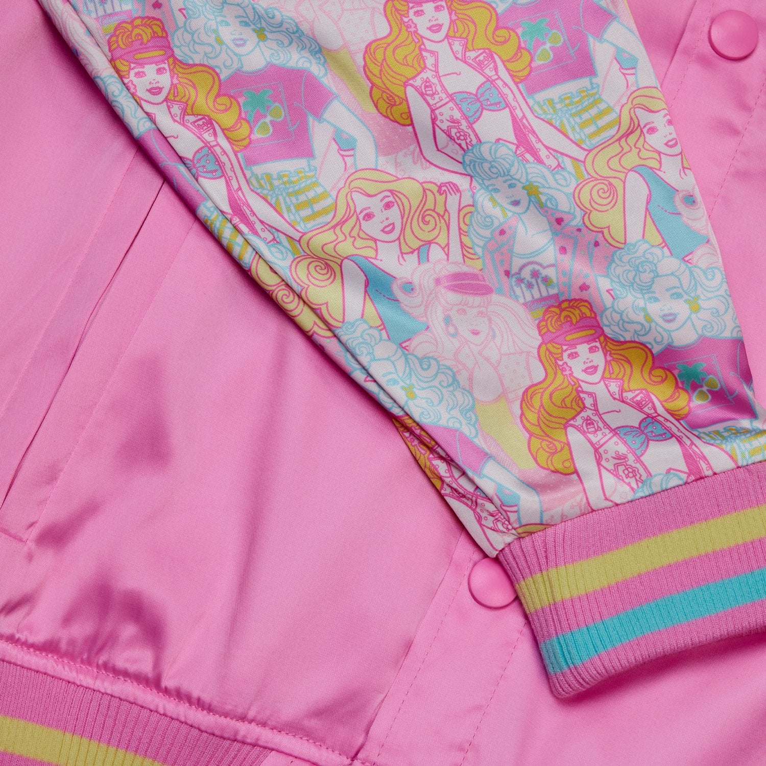 Loungefly x Barbie 65th Anniversary Bomber Jacket - Image 6