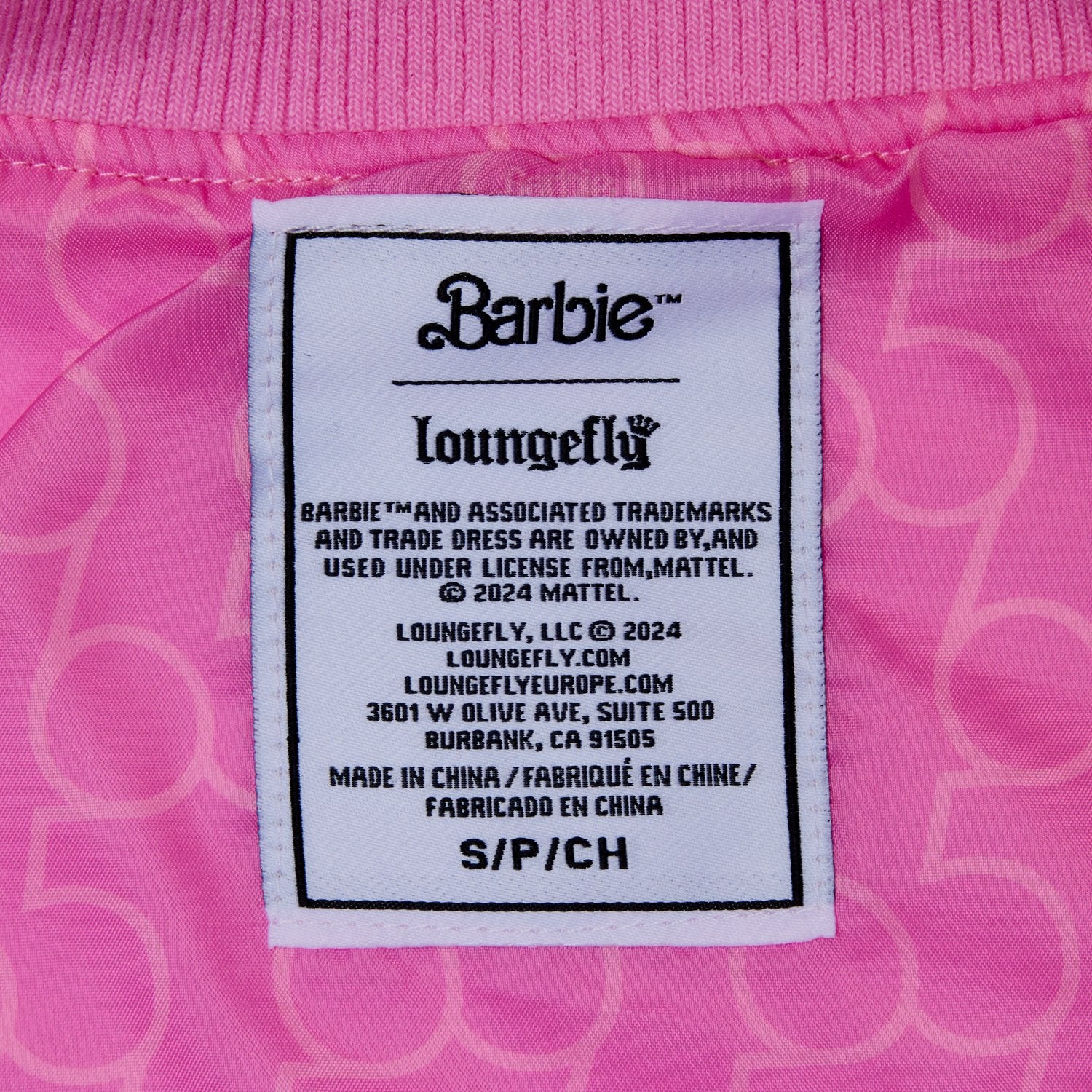 Loungefly x Barbie 65th Anniversary Bomber Jacket - Image 9