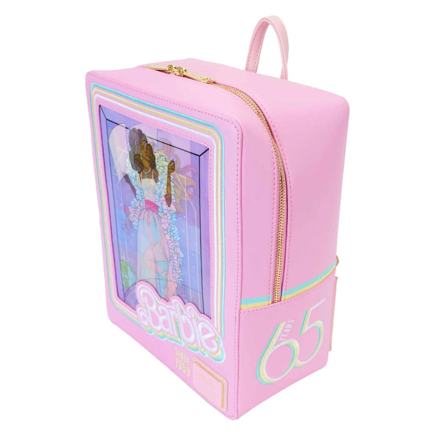 Loungefly x Barbie Doll Box Triple Lenticular Mini Backpack - Image 5