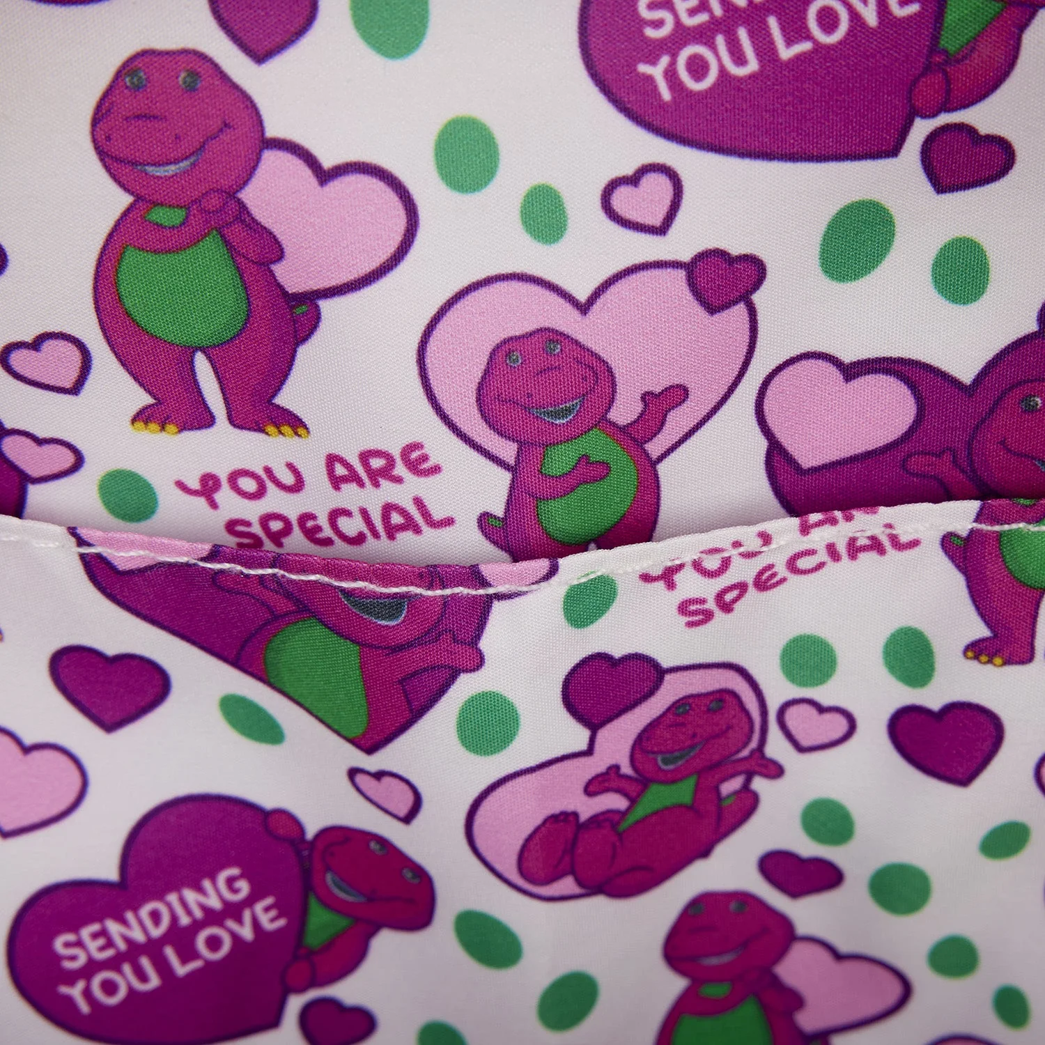Loungefly x Barney Cosplay Mini Backpack - Image 5