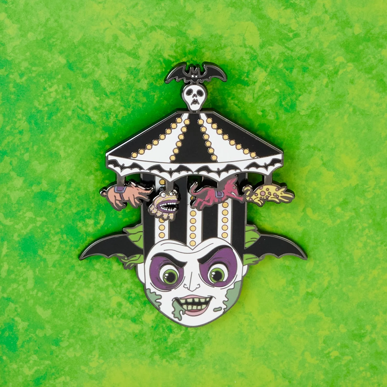 Loungefly x Beetlejuice Carousel Hat Sliding  3" Collector Box Pin - Image 2