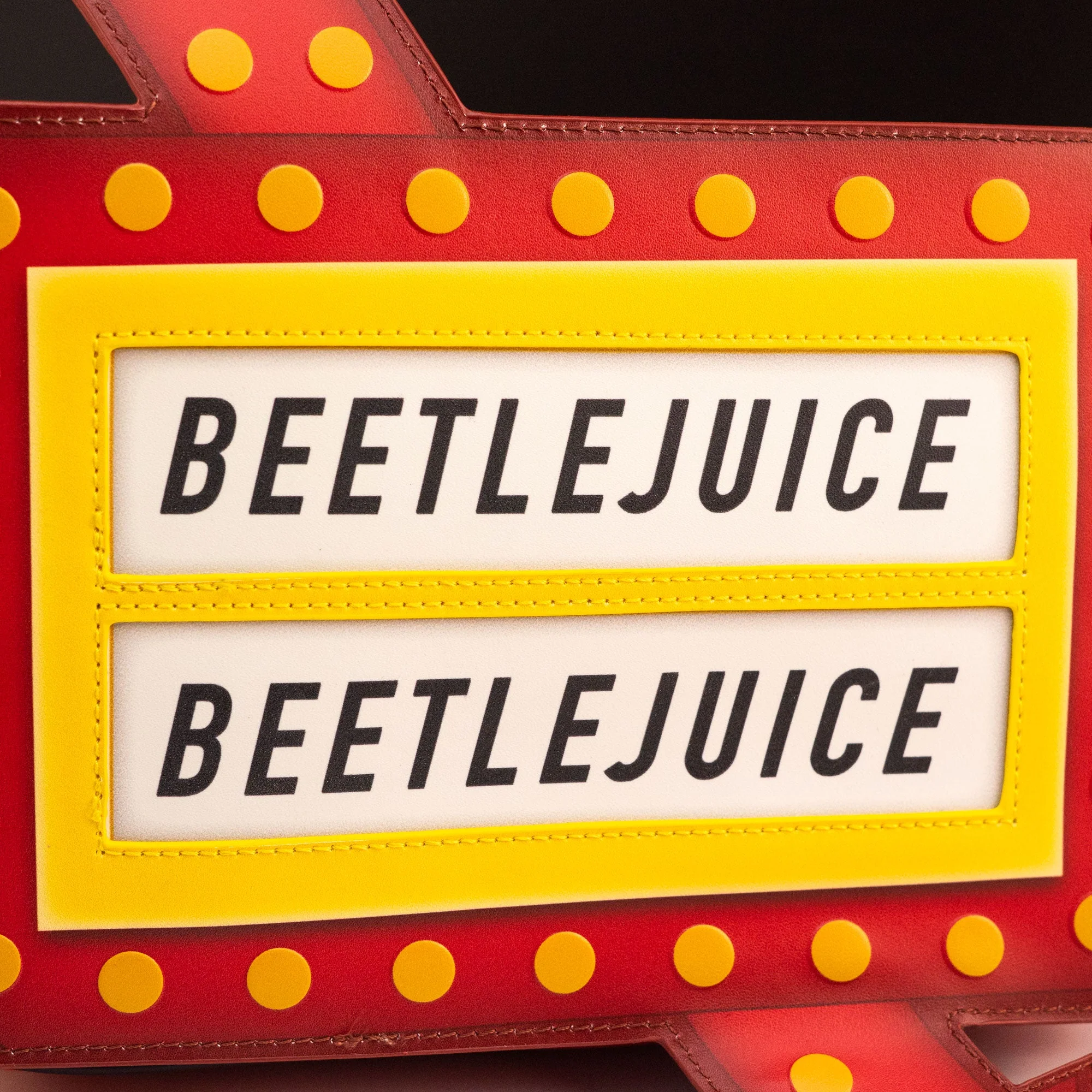 Loungefly x Beetlejuice Graveyard Sign Crossbody Bag - Image 2