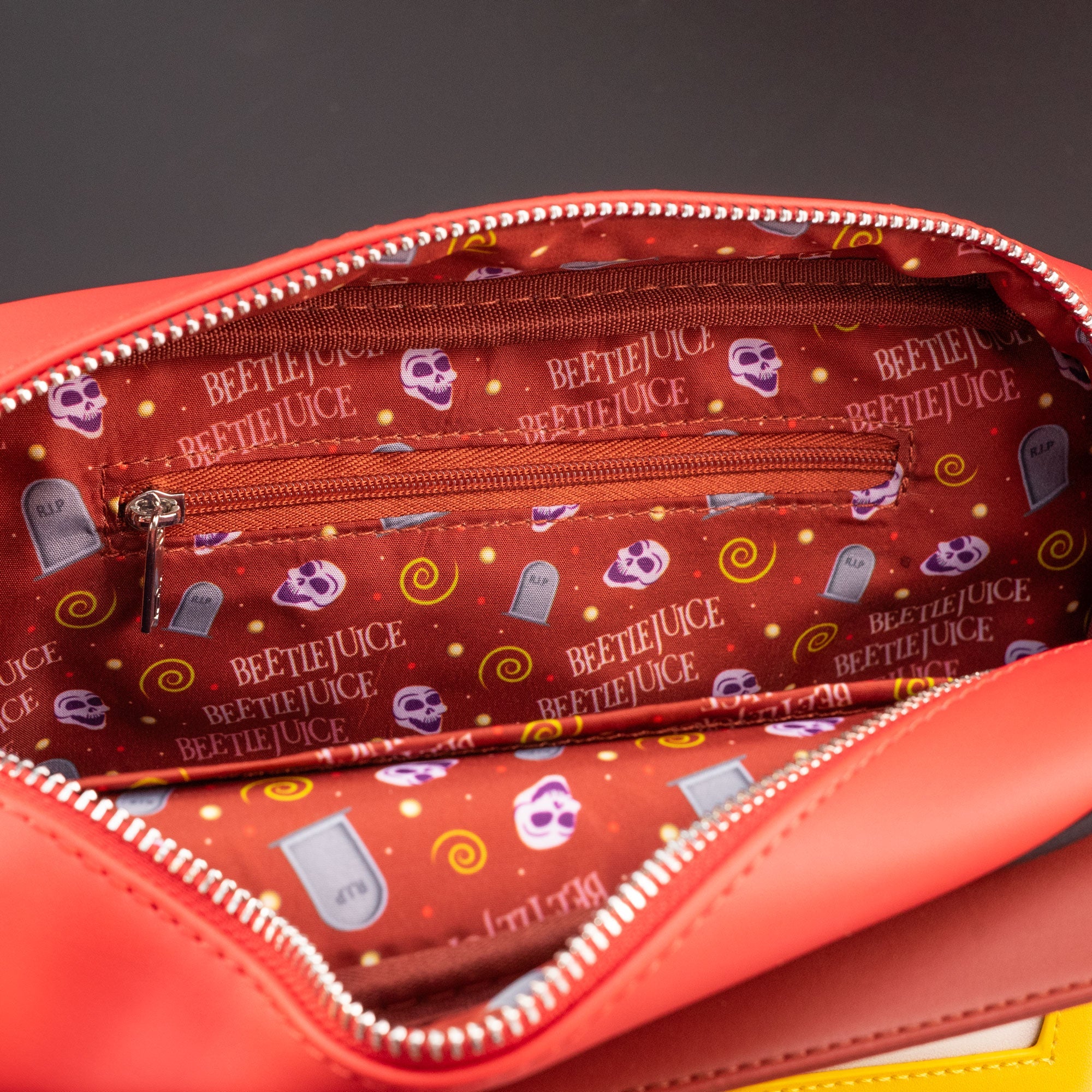 Loungefly x Beetlejuice Graveyard Sign Crossbody Bag - Image 5