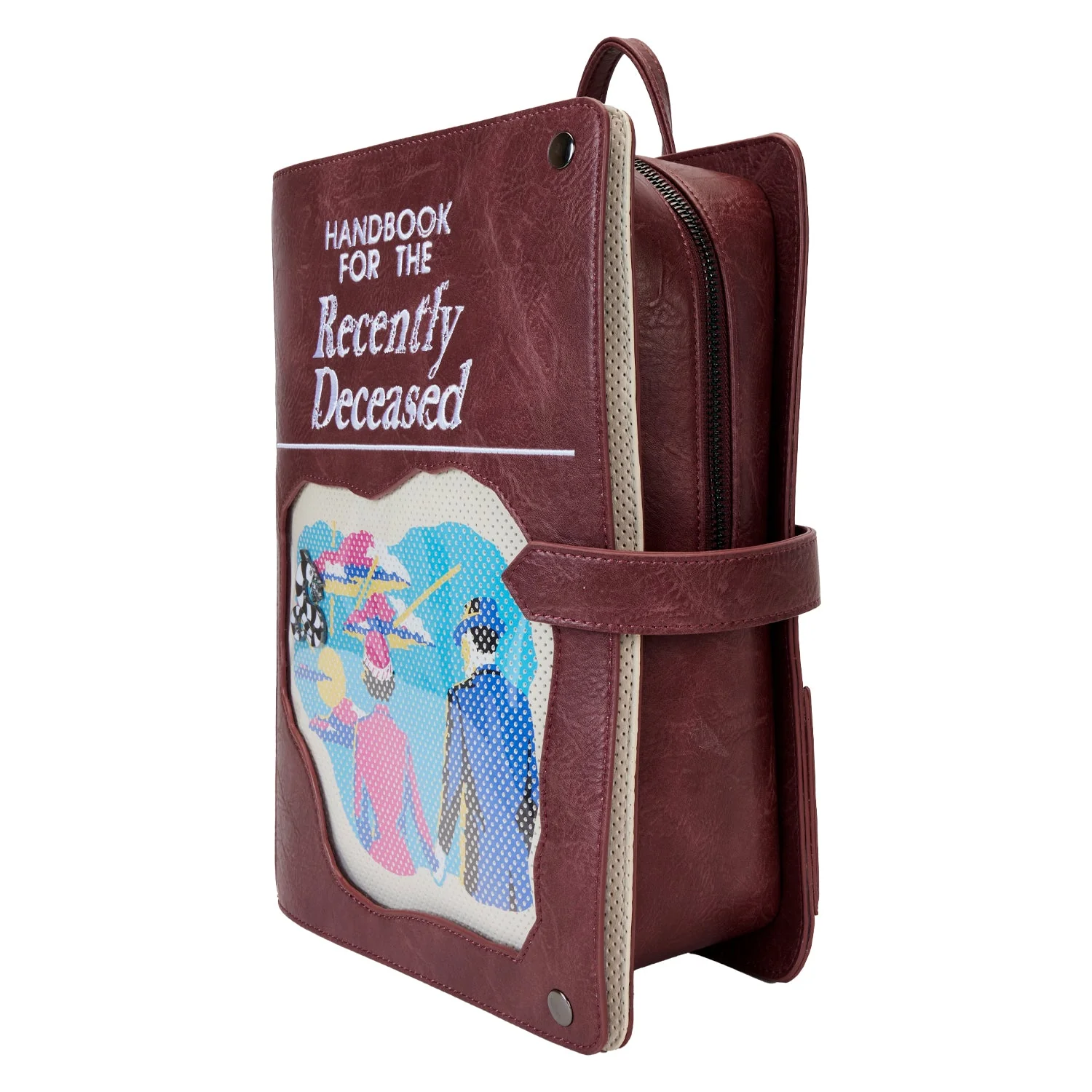 Loungefly x Beetlejuice Handbook For The Recently Deceased Pin Trader Backpack - Image 3