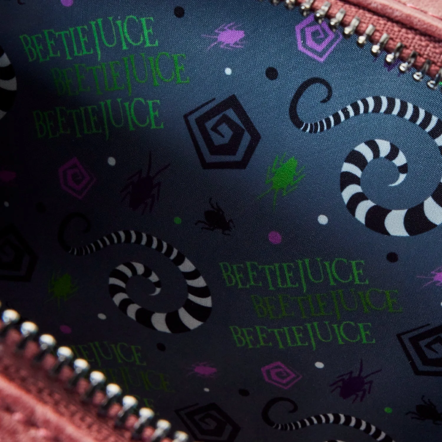 Loungefly x Beetlejuice Handbook For The Recently Deceased Pin Trader Backpack - Image 7