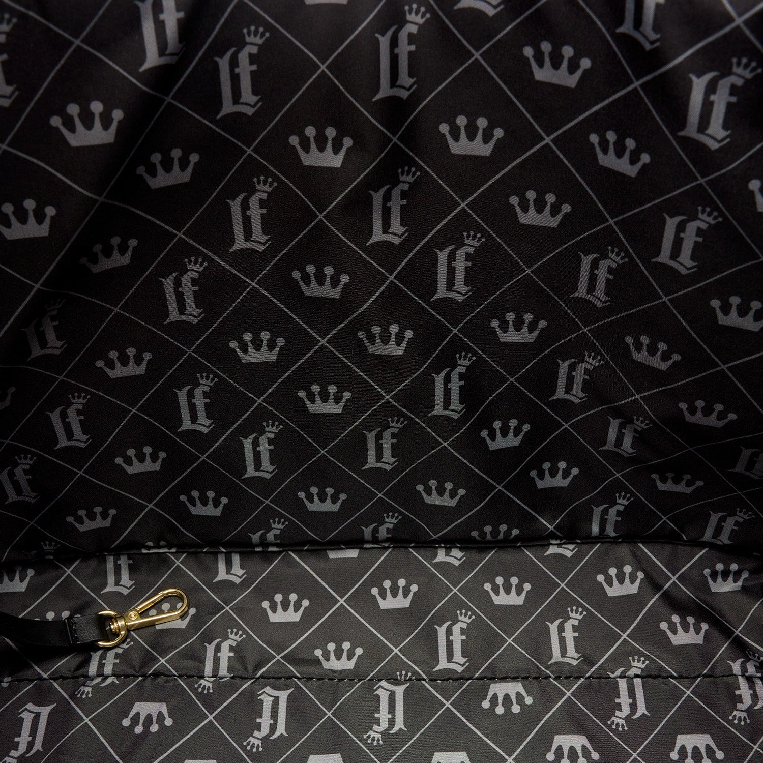 Loungefly Originals Black Quilted Pin Trader Convertible Tote Bag - Image 4