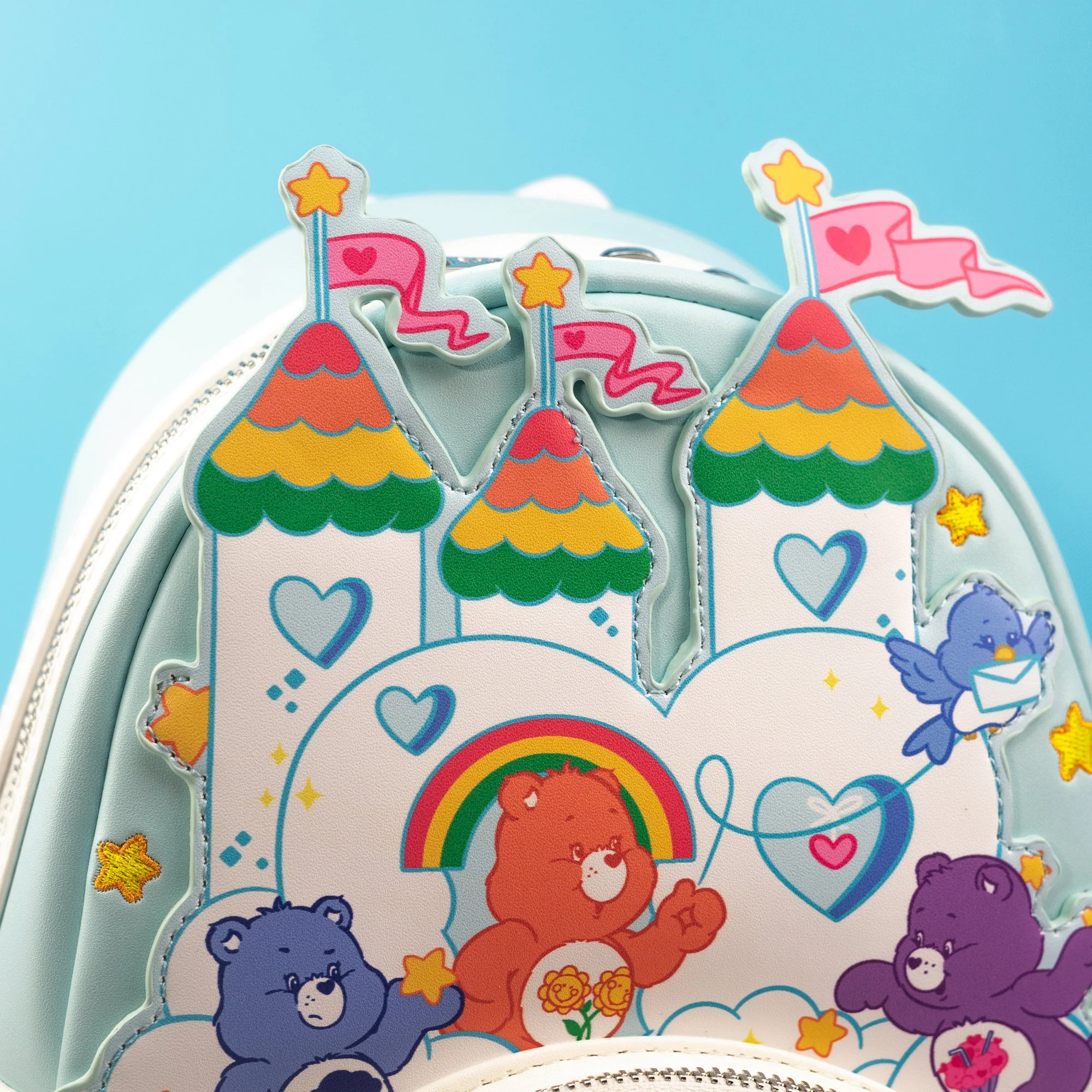 Loungefly x Care Bears Care-A-Lot Castle Mini Backpack - Image 2
