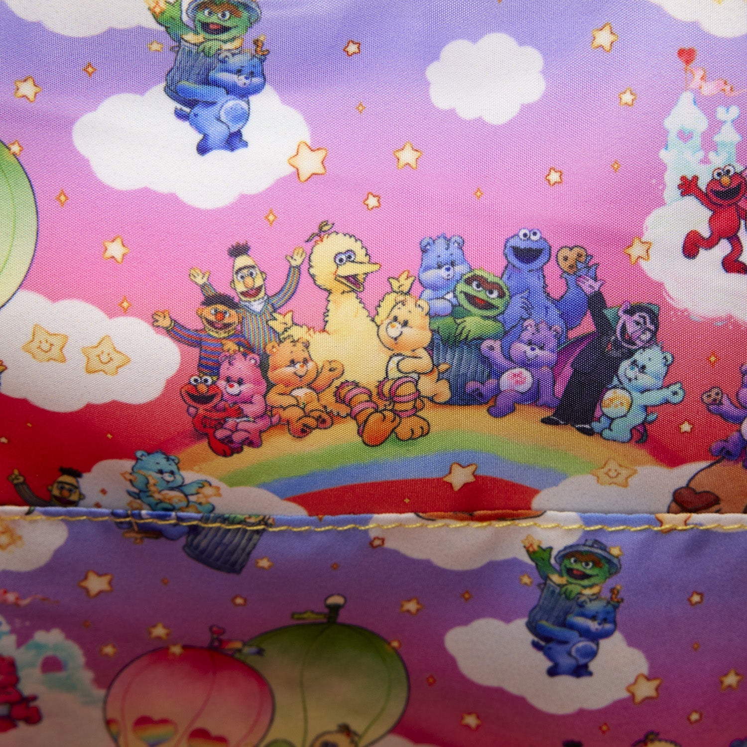 Loungefly x Care Bears x Sesame Street Denim Mini Backpack - Image 5