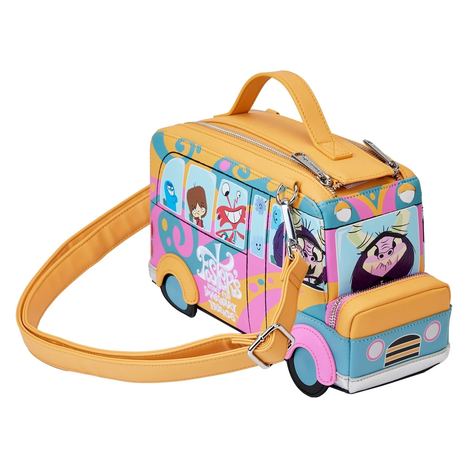 Loungefly x Cartoon Network Foster's Home For Imaginary Friends Figural Bus Crossbody Bag - Image 3