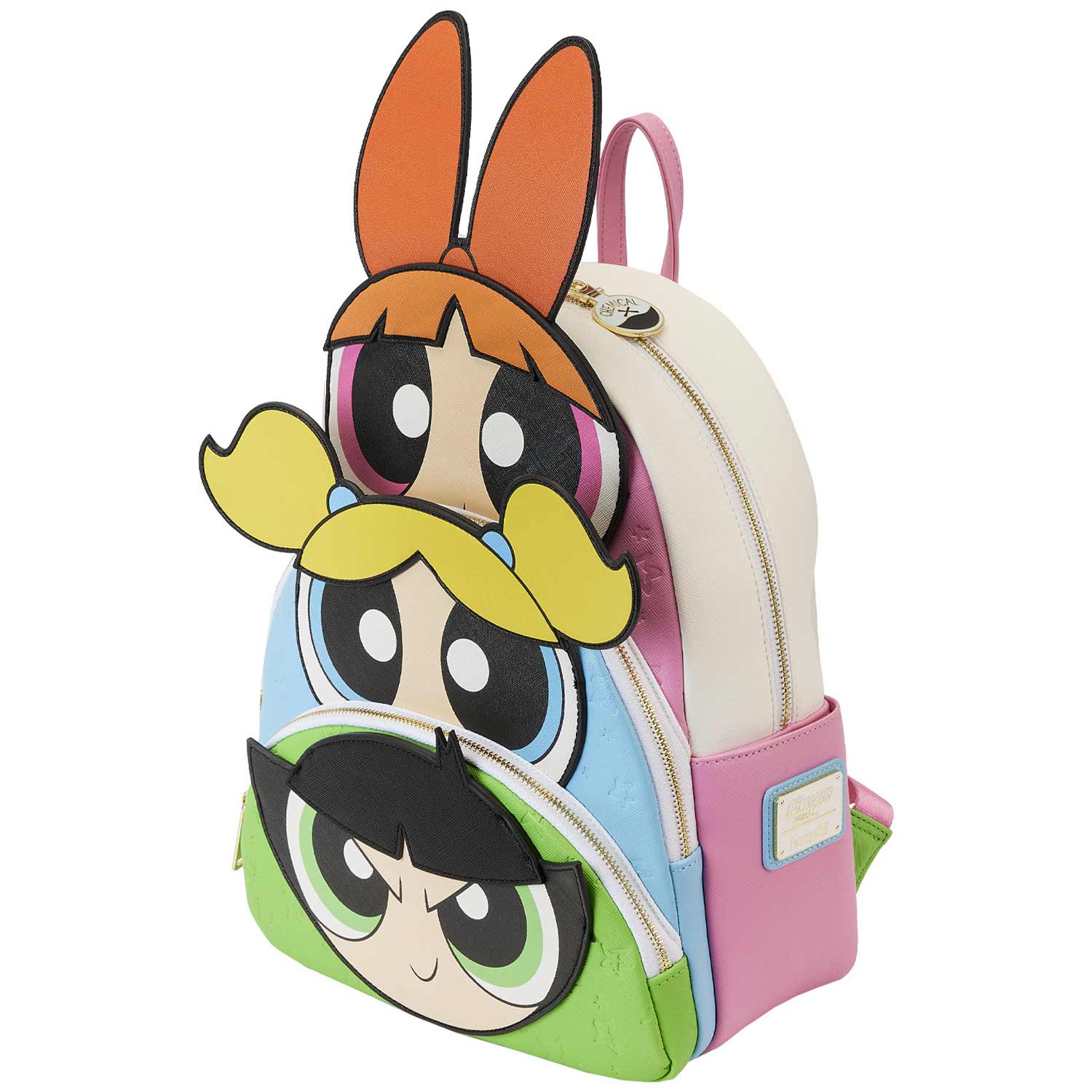 Loungefly x Cartoon Network Powerpuff Girls Triple Pocket Mini Backpack - Image 3