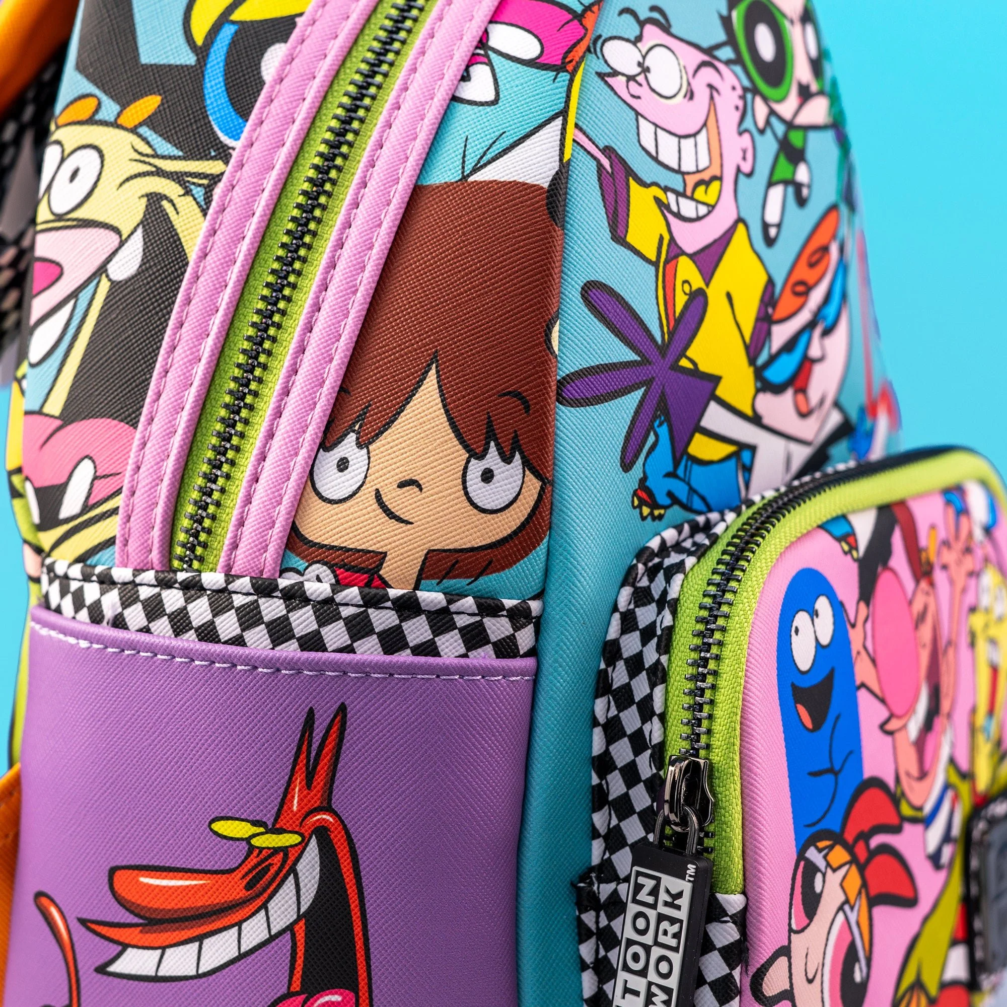 Loungefly x Cartoon Network Retro Collage Mini Backpack - Image 3
