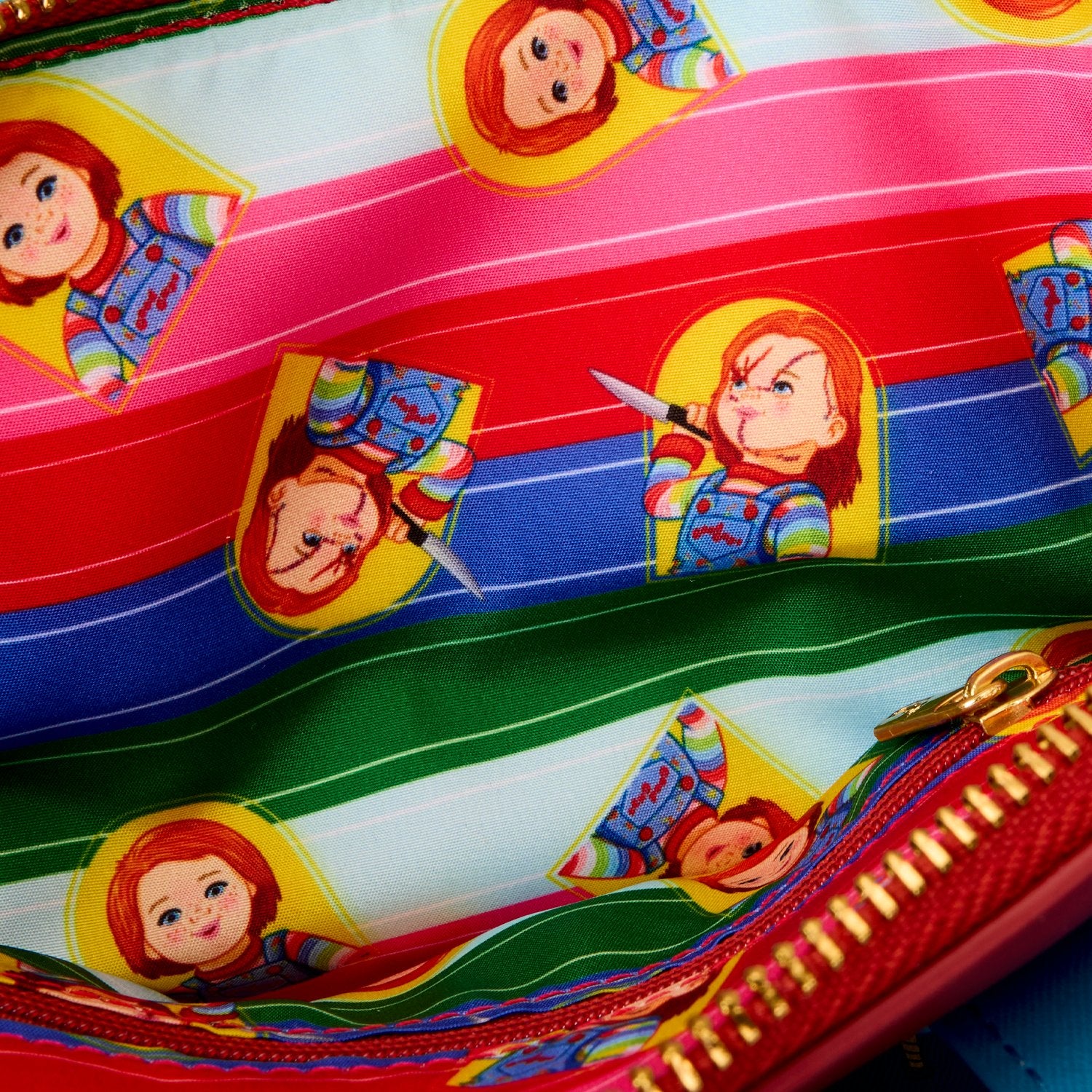 Loungefly x Childs Play Chucky Cosplay Crossbody Bag - Image 6