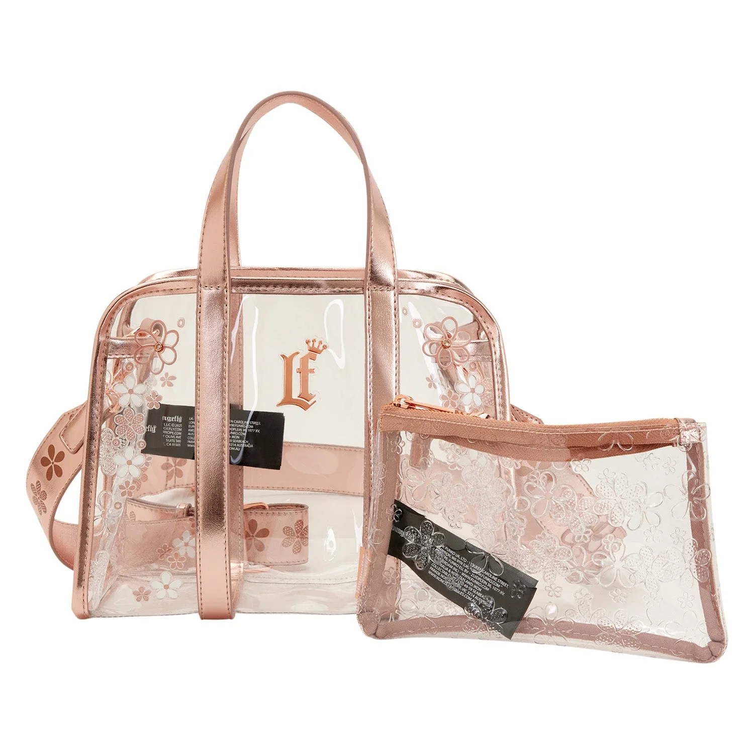 Loungefly Originals Clear Floral Crossbody Bag - Image 2