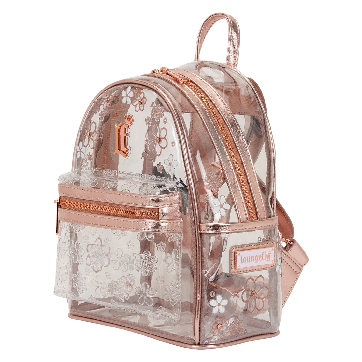 Loungefly Originals Clear Floral Mini Backpack - Image 2