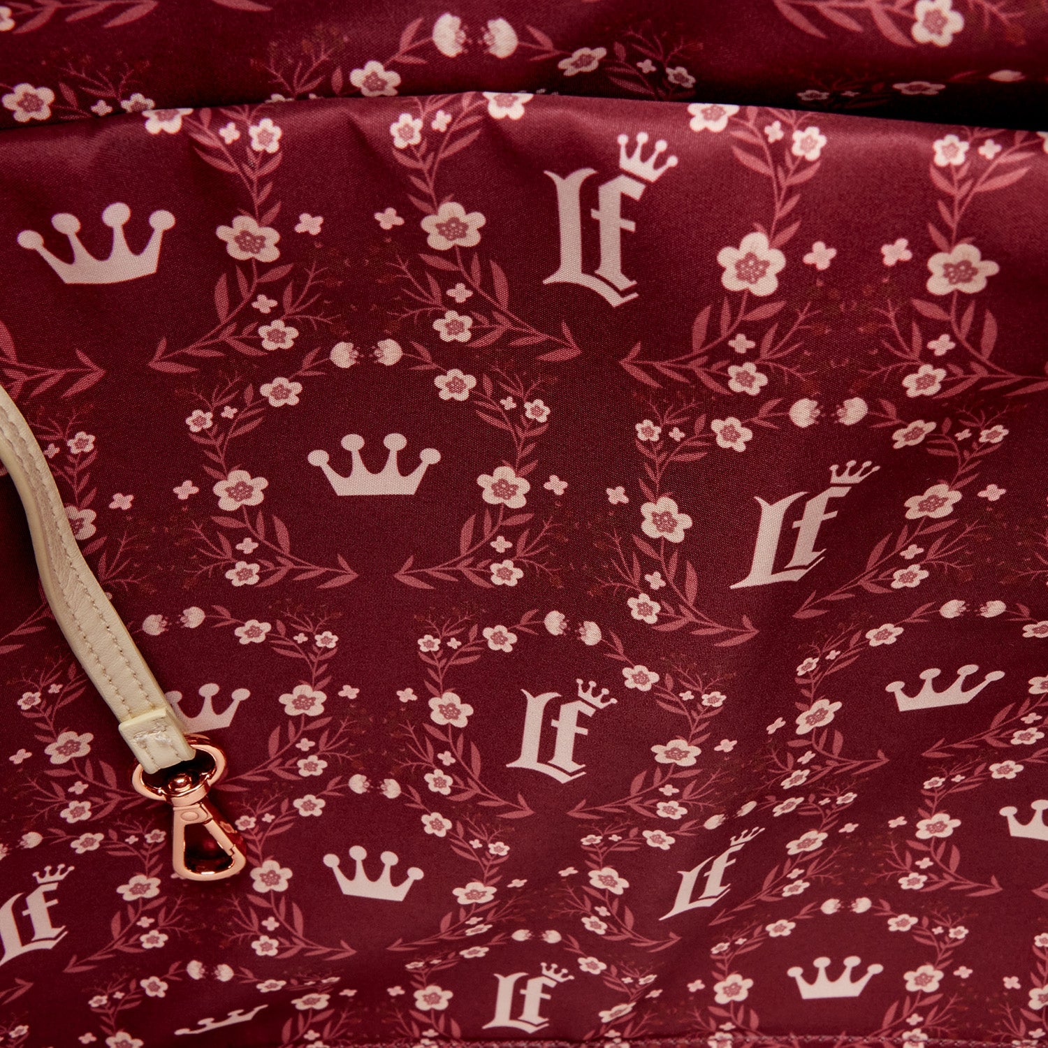 Loungefly Originals Cream & Red Floral Tote Bag - Image 4