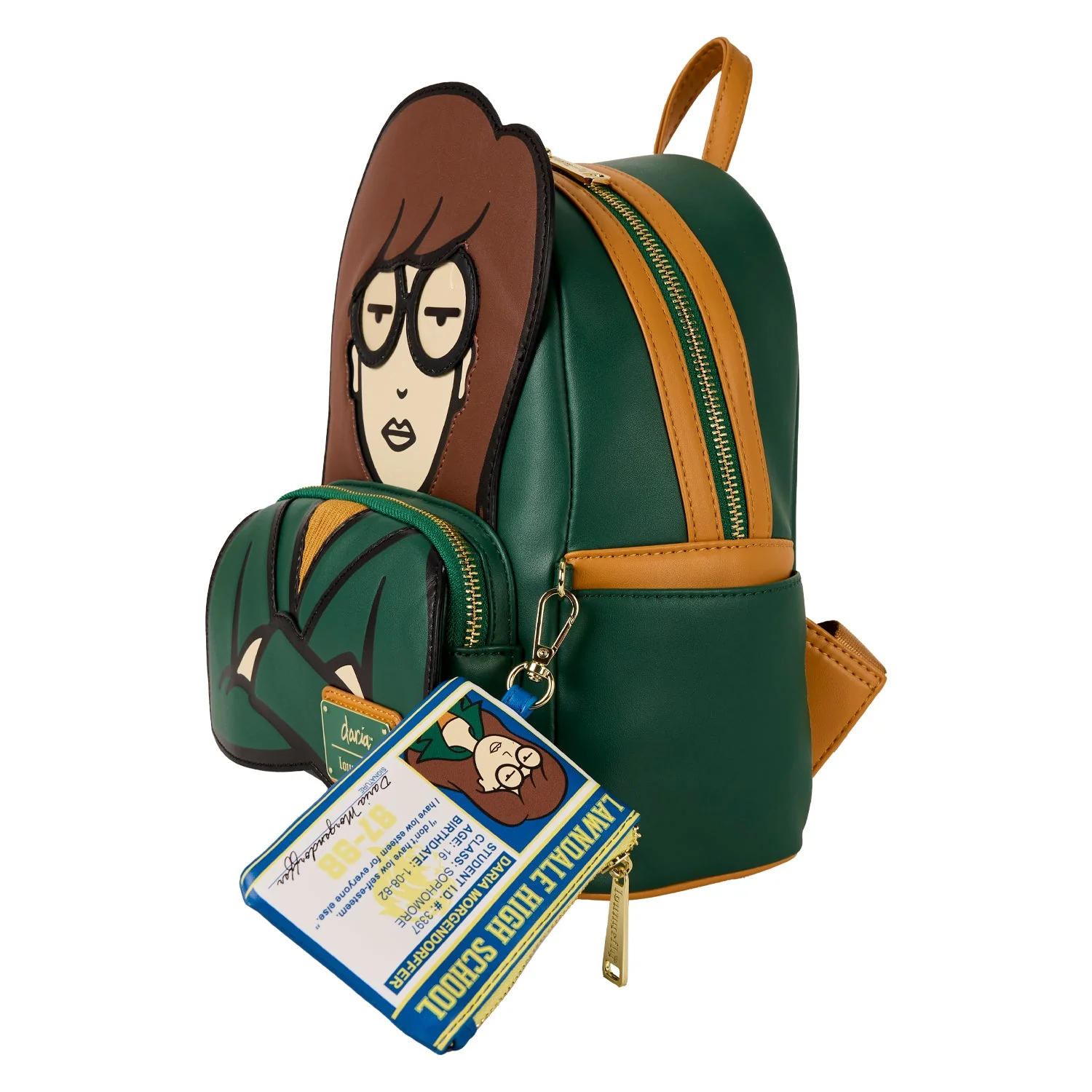 Loungefly x Daria Mini Backpack with Coin Bag - Image 3