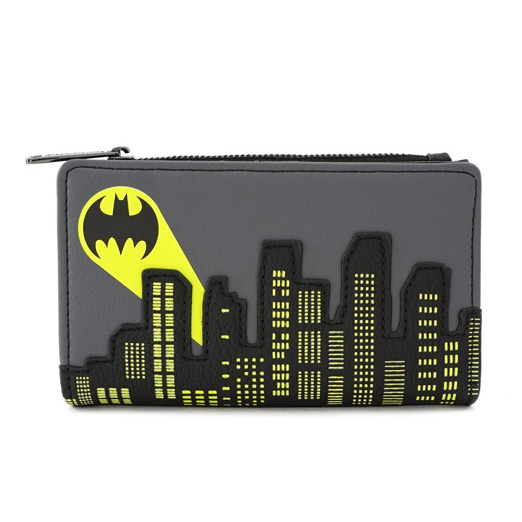 Loungefly x DC Comics Batman 80th Anniversary City Signal Flap Purse - Image 2