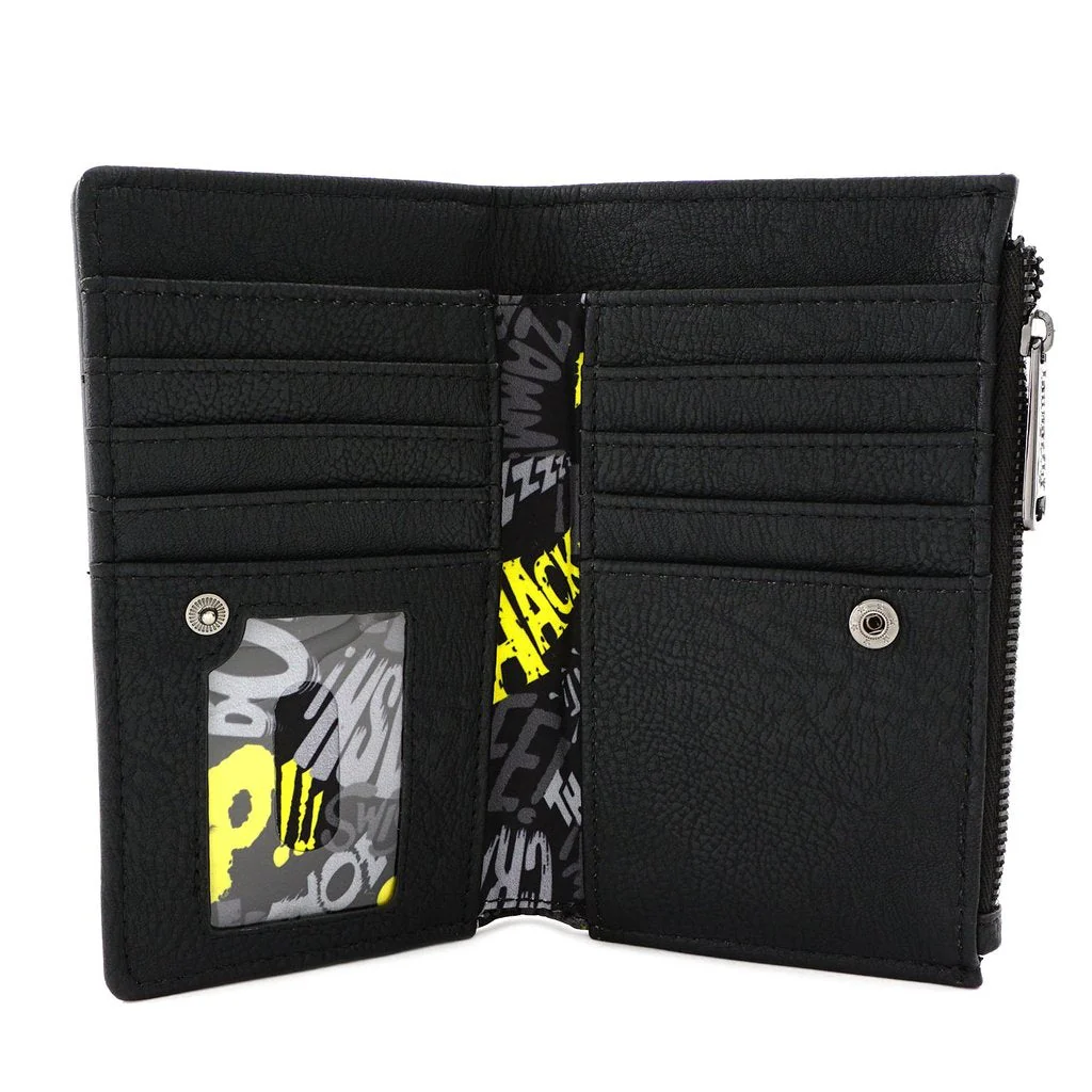 Loungefly x DC Comics Batman 80th Anniversary City Signal Flap Purse - Image 4