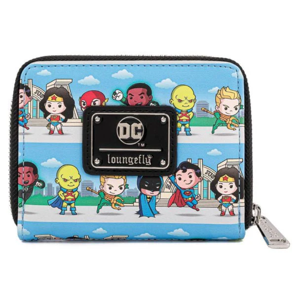 Loungefly x DC Comics Superheroes Chibi Line Up Purse - Image 6