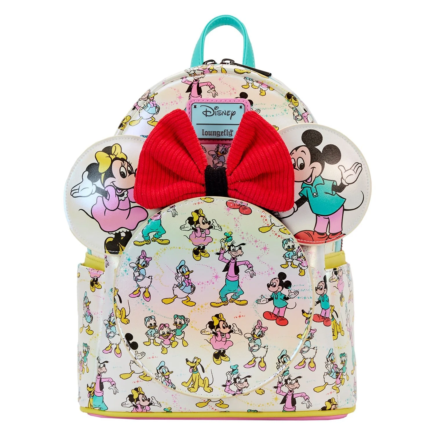 Loungefly x Disney - Disney 100 AOP Mini Backpack and Matching Ears - Image 2