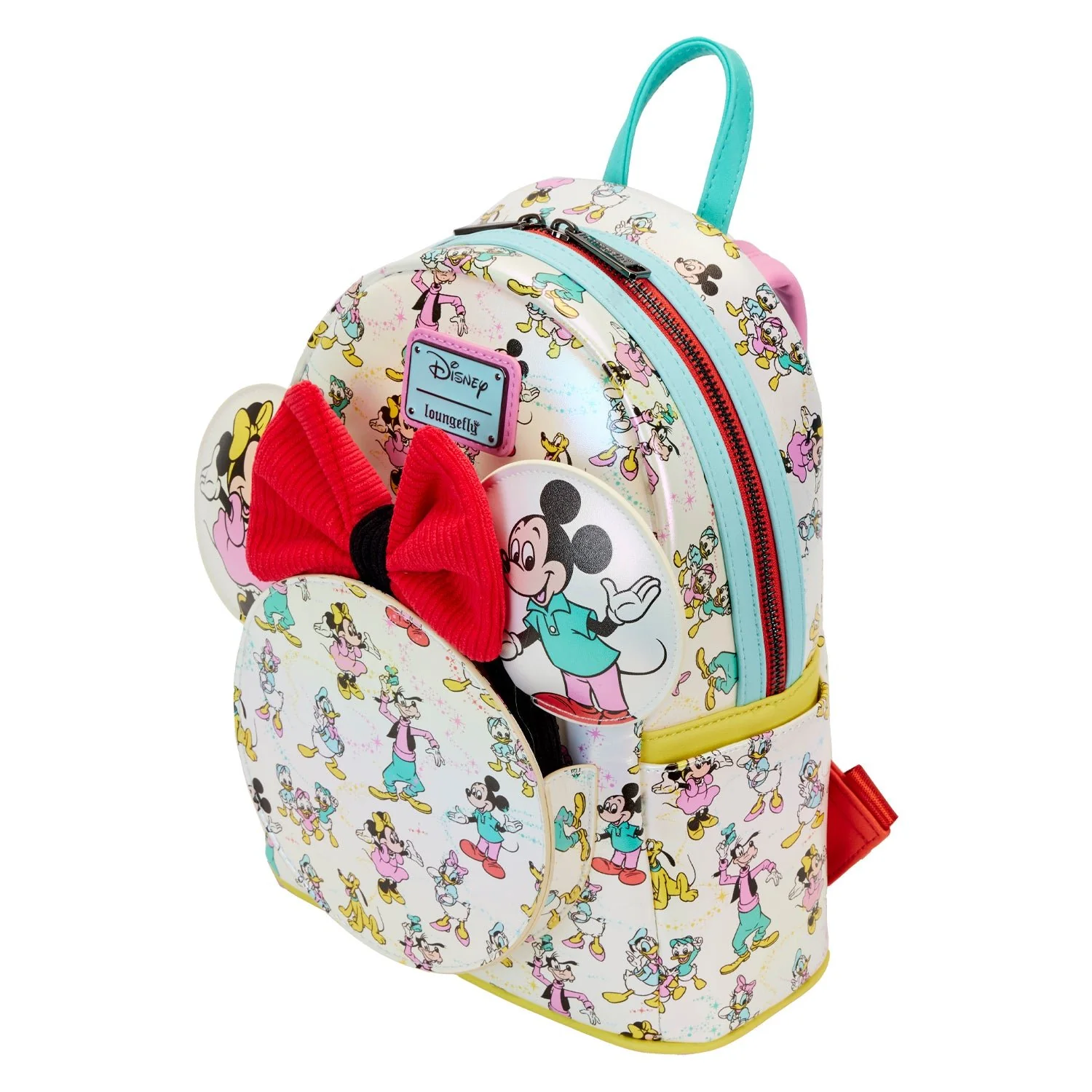 Loungefly x Disney - Disney 100 AOP Mini Backpack and Matching Ears - Image 5