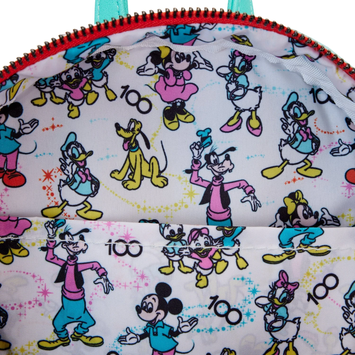 Loungefly x Disney - Disney 100 AOP Mini Backpack and Matching Ears - Image 7