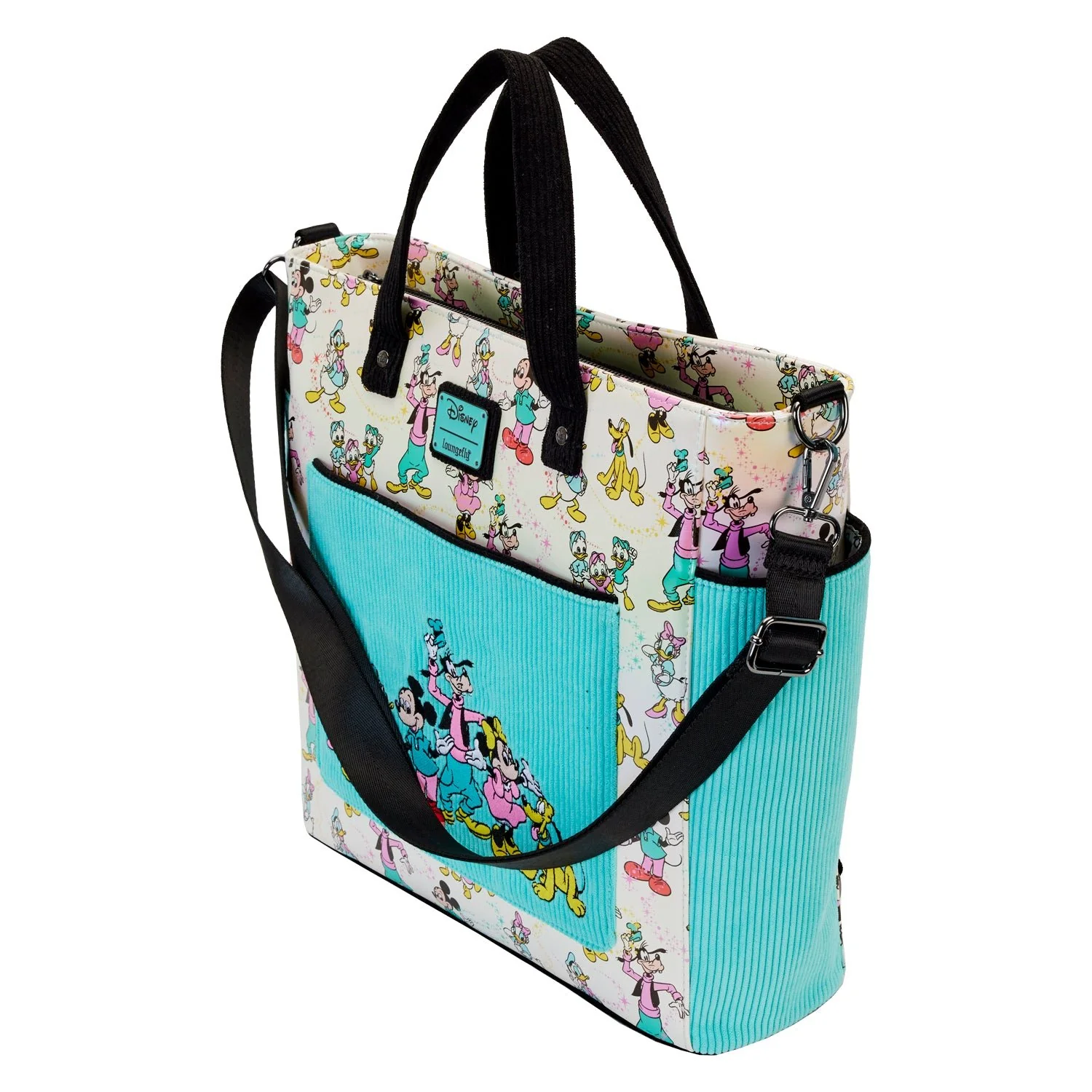 Loungefly x Disney - Disney 100 AOP Convertible Tote Bag - Image 4