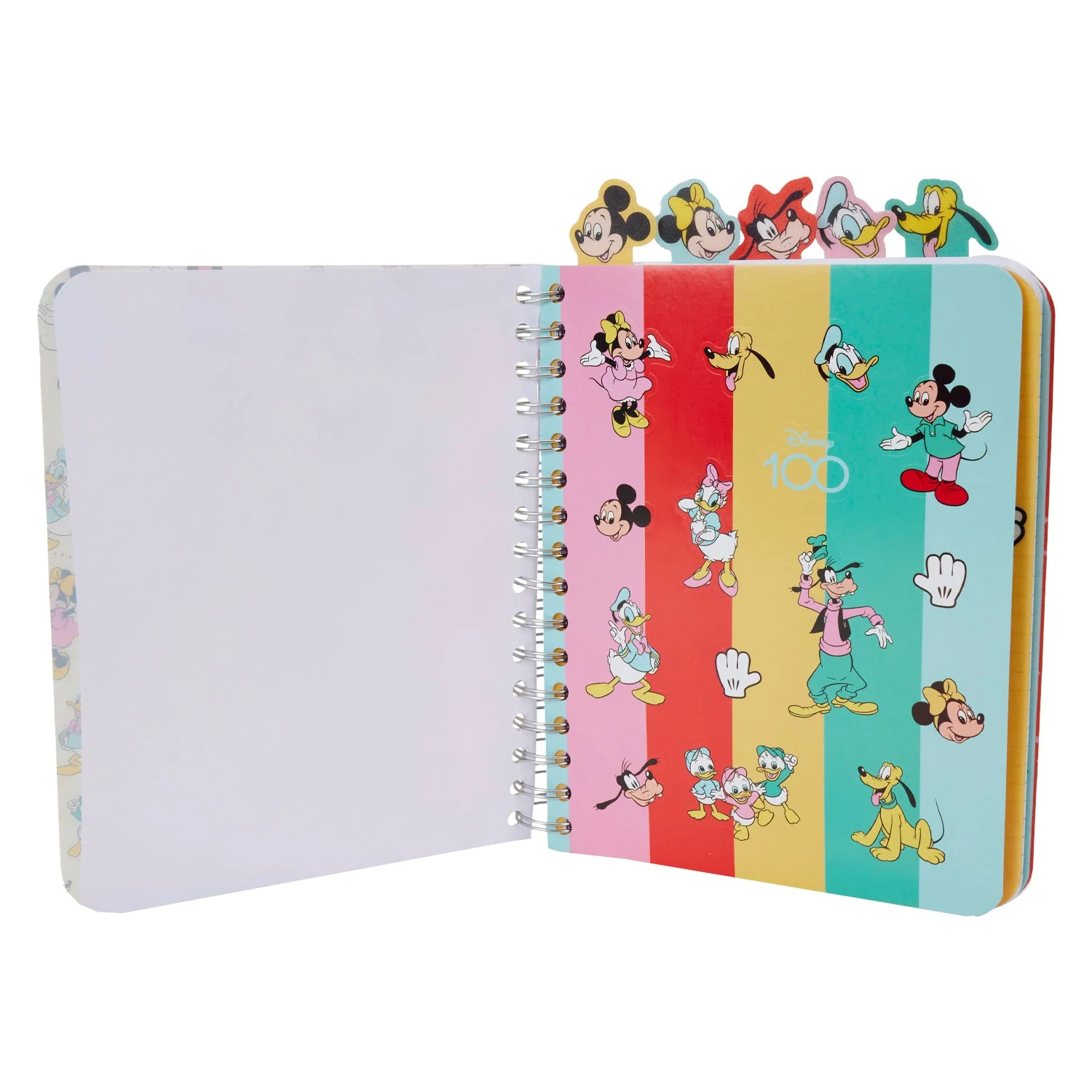 Loungefly x Disney 100th Anniversary Mickey and Friends Spiral Notebook Journal - Image 3
