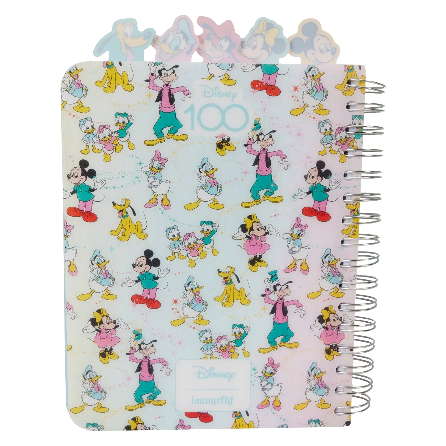 Loungefly x Disney 100th Anniversary Mickey and Friends Spiral Notebook Journal - Image 8