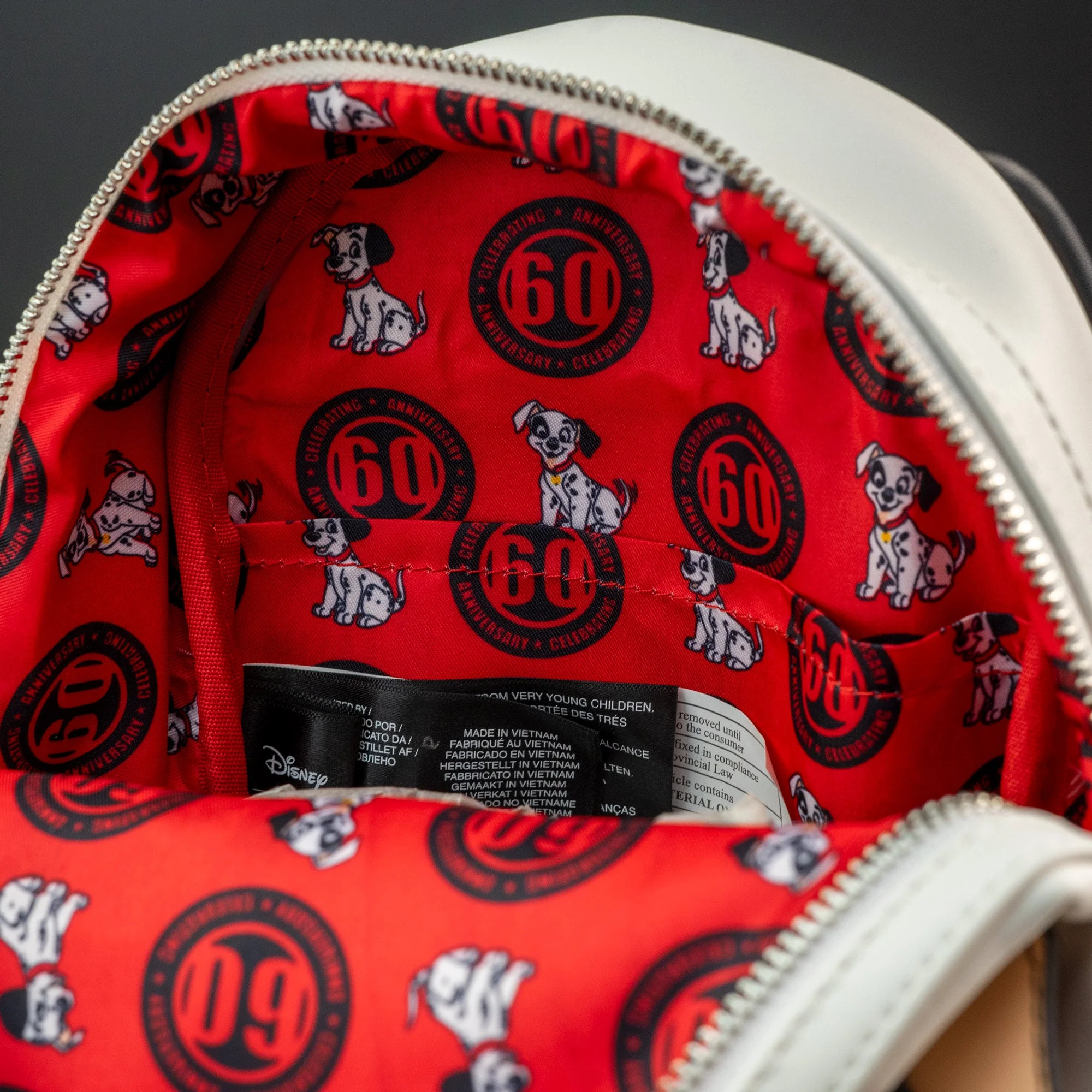 Loungefly x Disney 101 Dalmatians 60th Anniversary Mini Backpack - Image 6