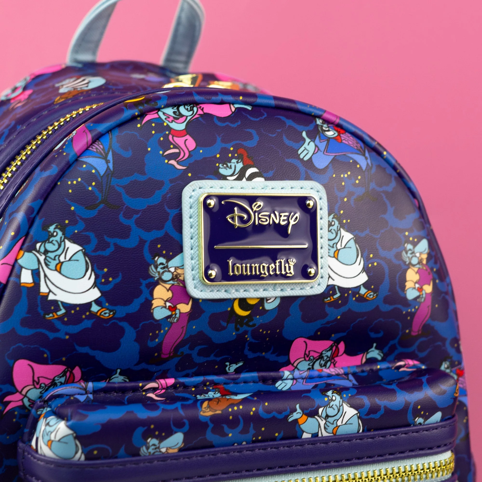 Loungefly x Disney Aladdin The Genie Transformations AOP Mini Backpack - Image 2