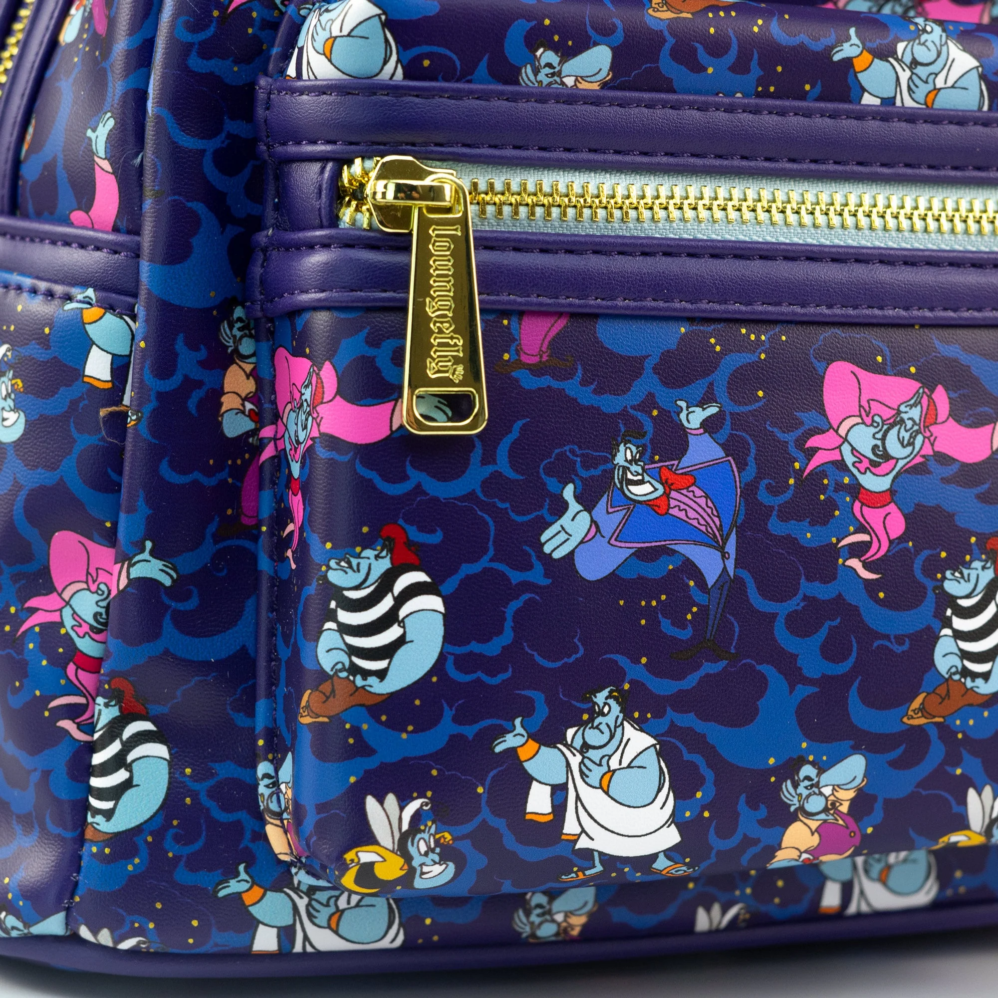 Loungefly x Disney Aladdin The Genie Transformations AOP Mini Backpack - Image 3
