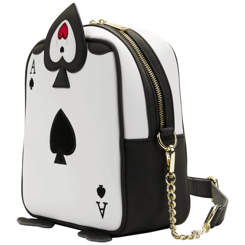 Loungefly x Disney Alice In Wonderland Ace of Spades Crossbody Bag - Image 4