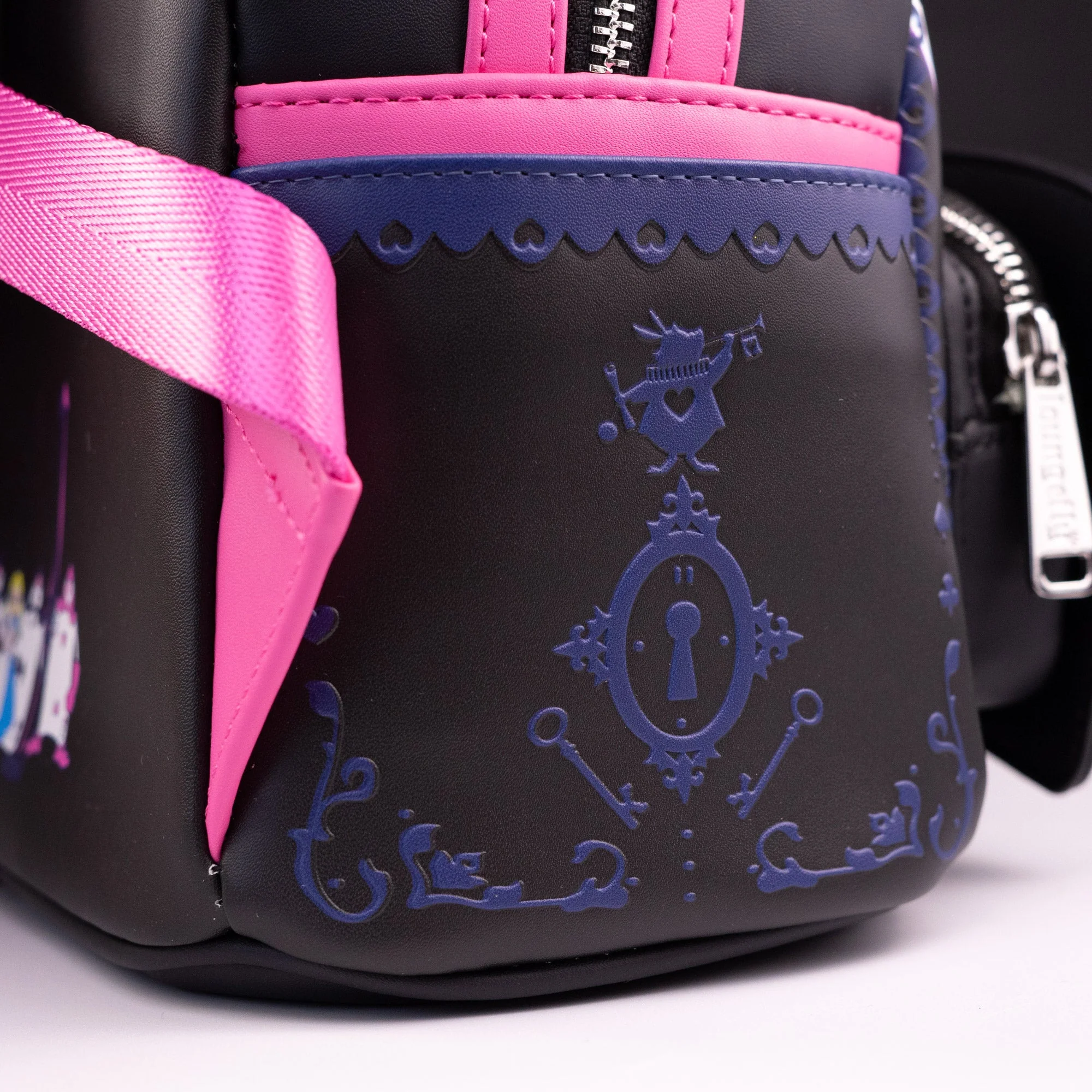 Loungefly x Disney Alice in Wonderland Character Playing Cards Mini Backpack - Image 5