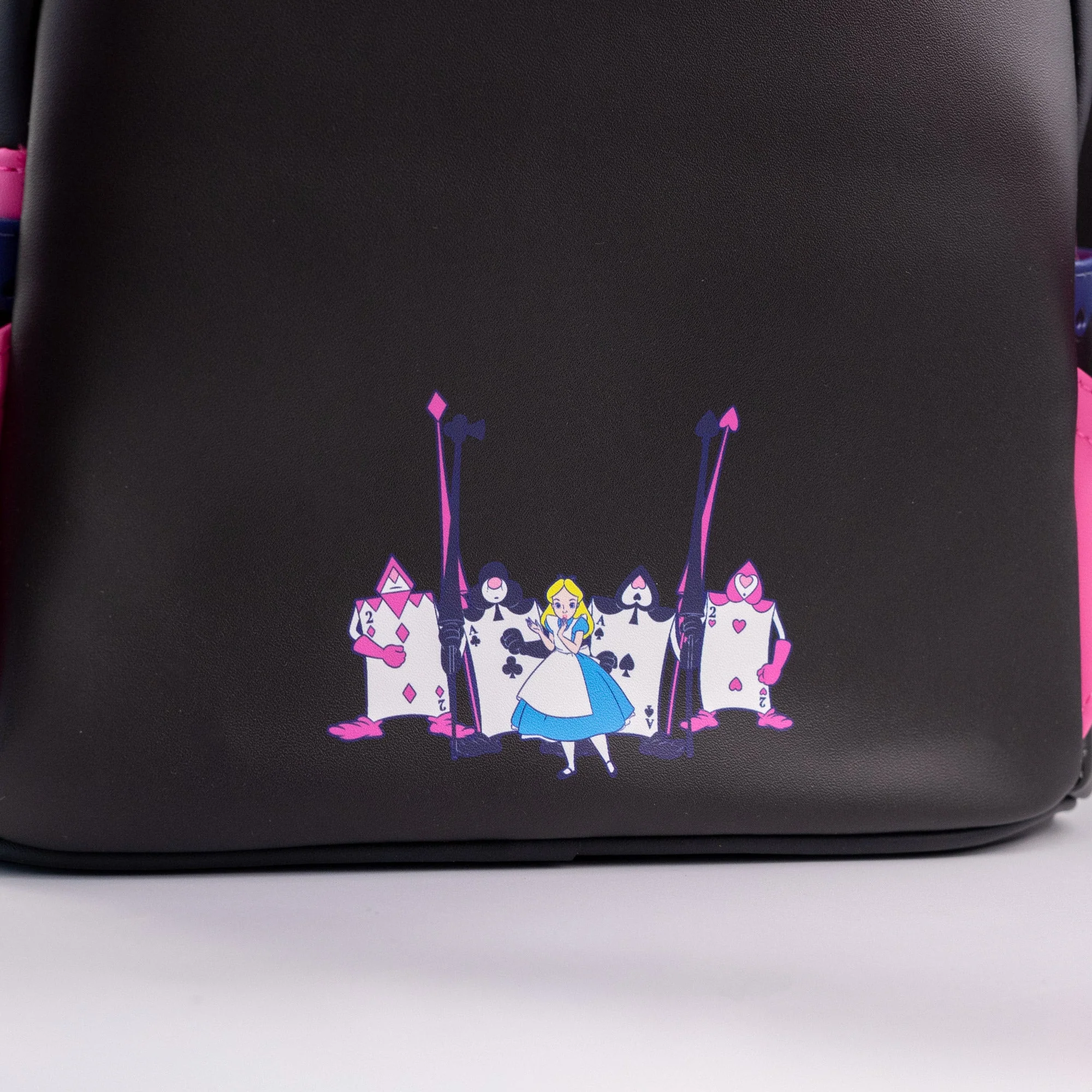 Loungefly x Disney Alice in Wonderland Character Playing Cards Mini Backpack - Image 7