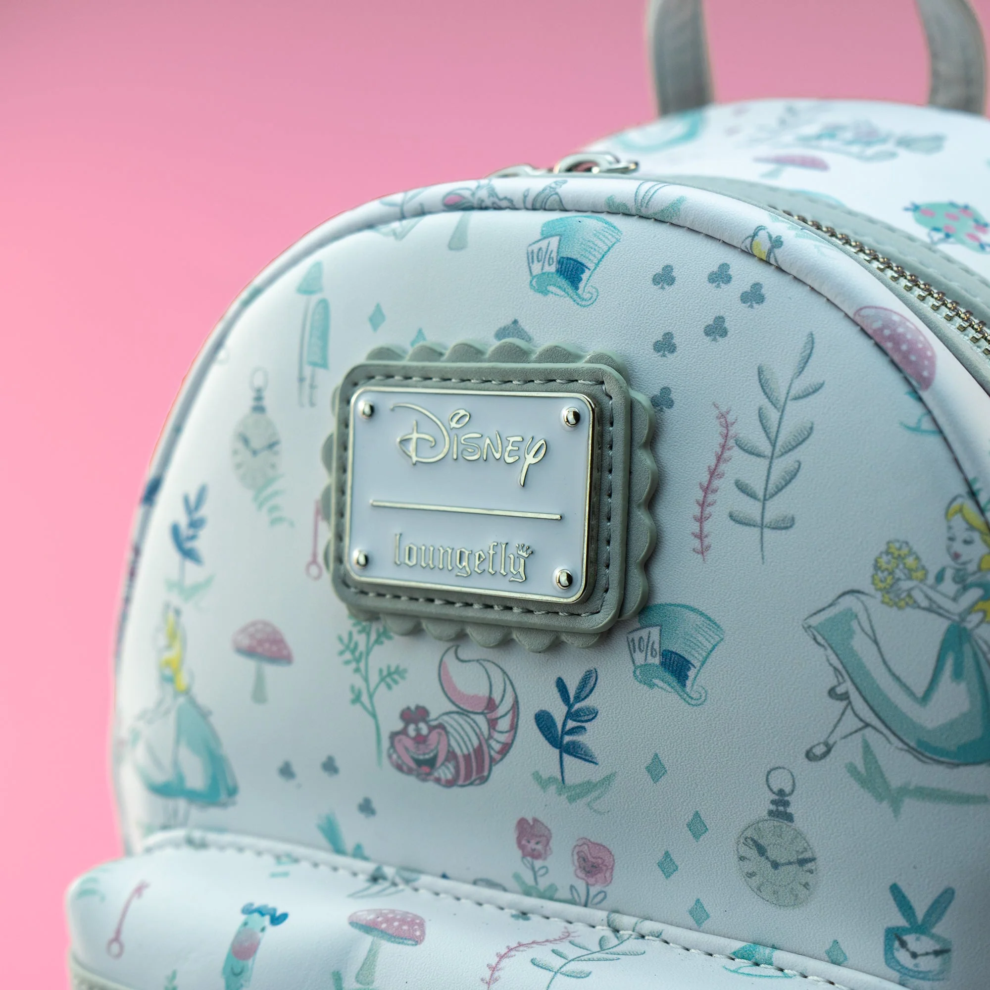 Loungefly x Disney Alice in Wonderland AOP Mini Backpack - Image 2