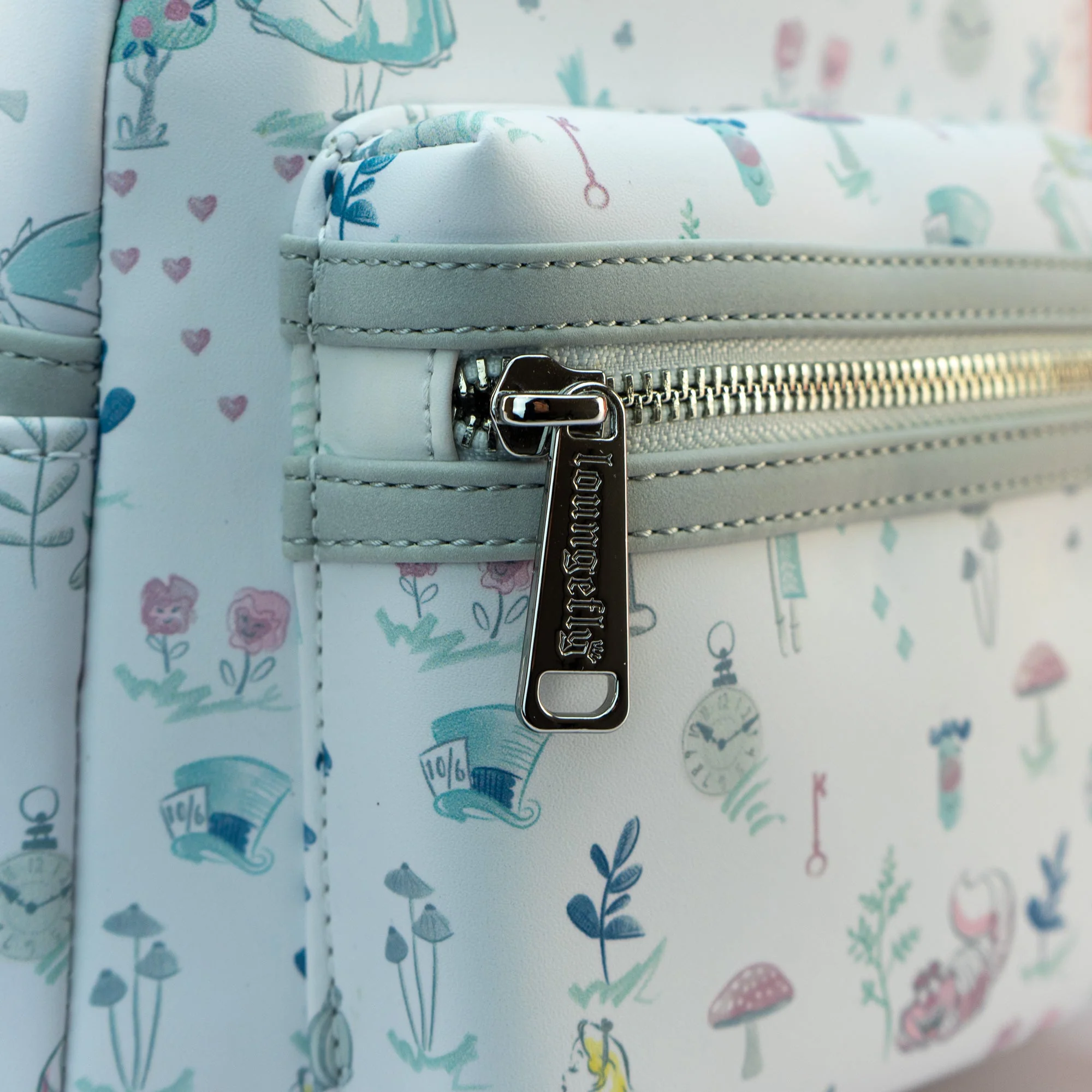 Loungefly x Disney Alice in Wonderland AOP Mini Backpack - Image 3