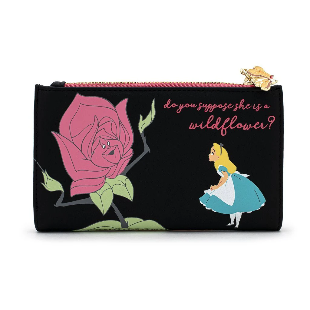 Loungefly X Disney Alice in Wonderland Flowers Print Purse - Image 2