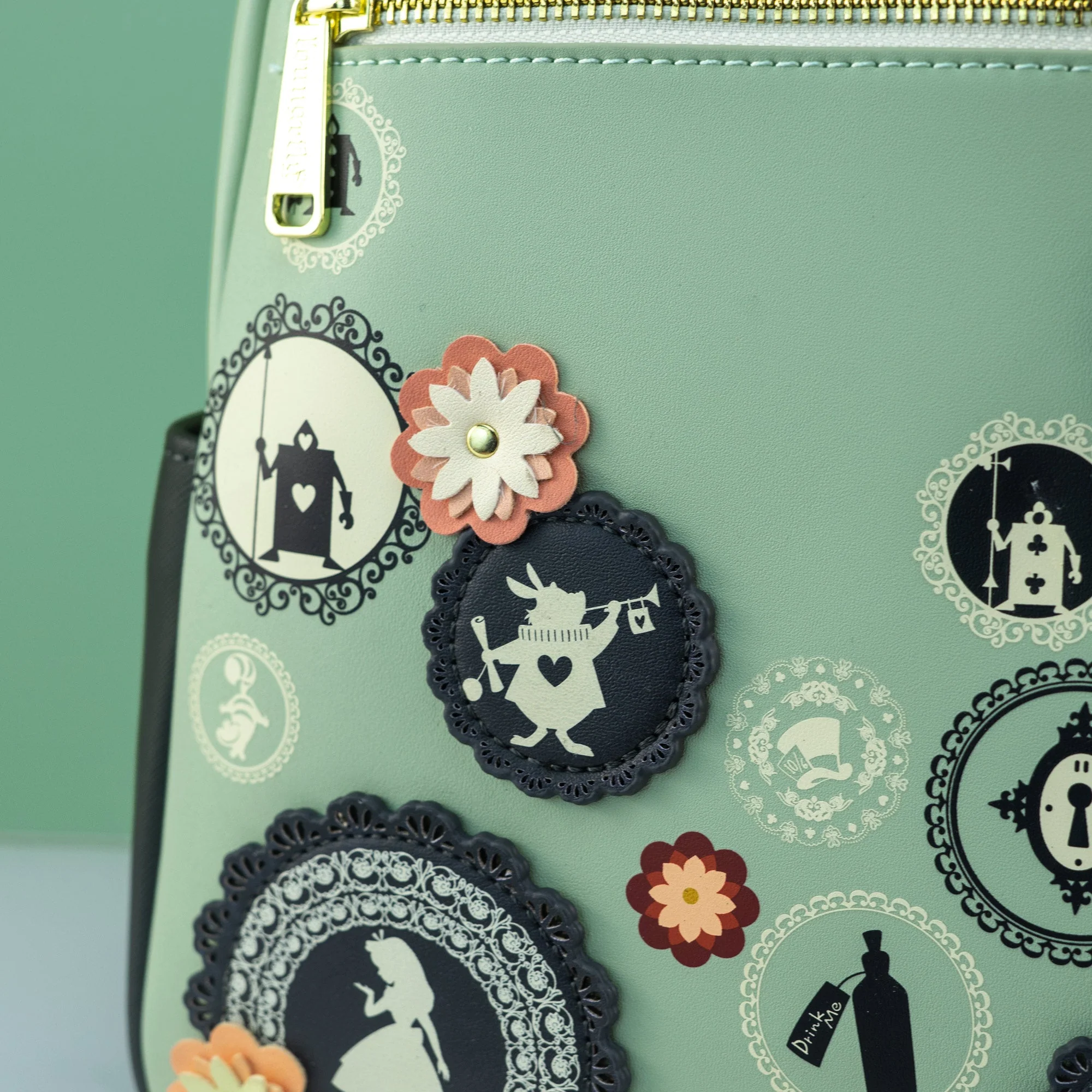 Loungefly x Disney Alice in Wonderland Character Silhouettes Mini Backpack - Image 3