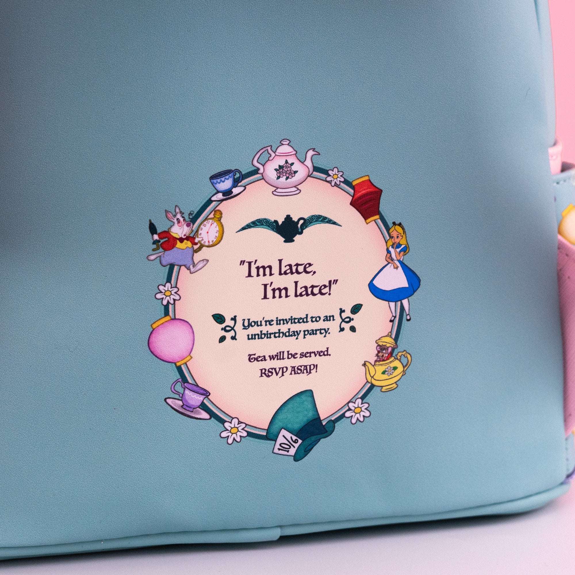 Loungefly x Disney Alice in Wonderland Tea Party Mini Backpack - Image 6