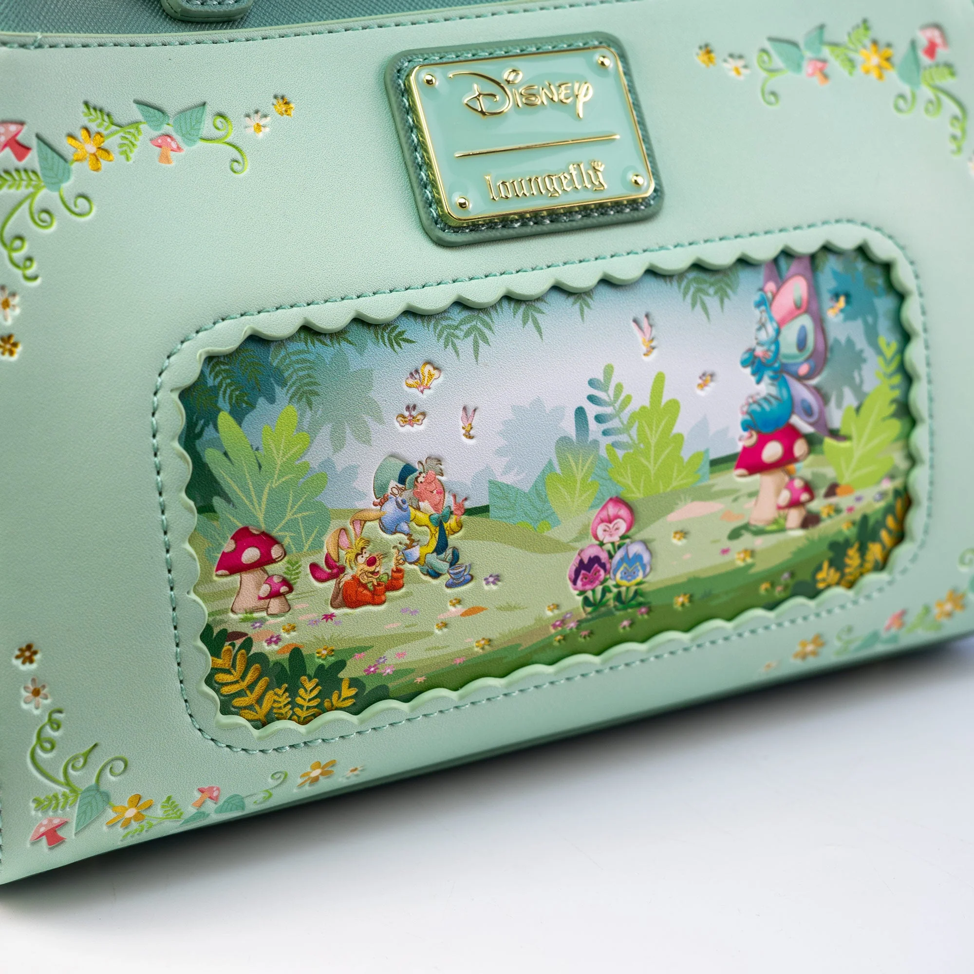 Loungefly x Disney Alice in Wonderland Terrarium Crossbody Bag - Image 6