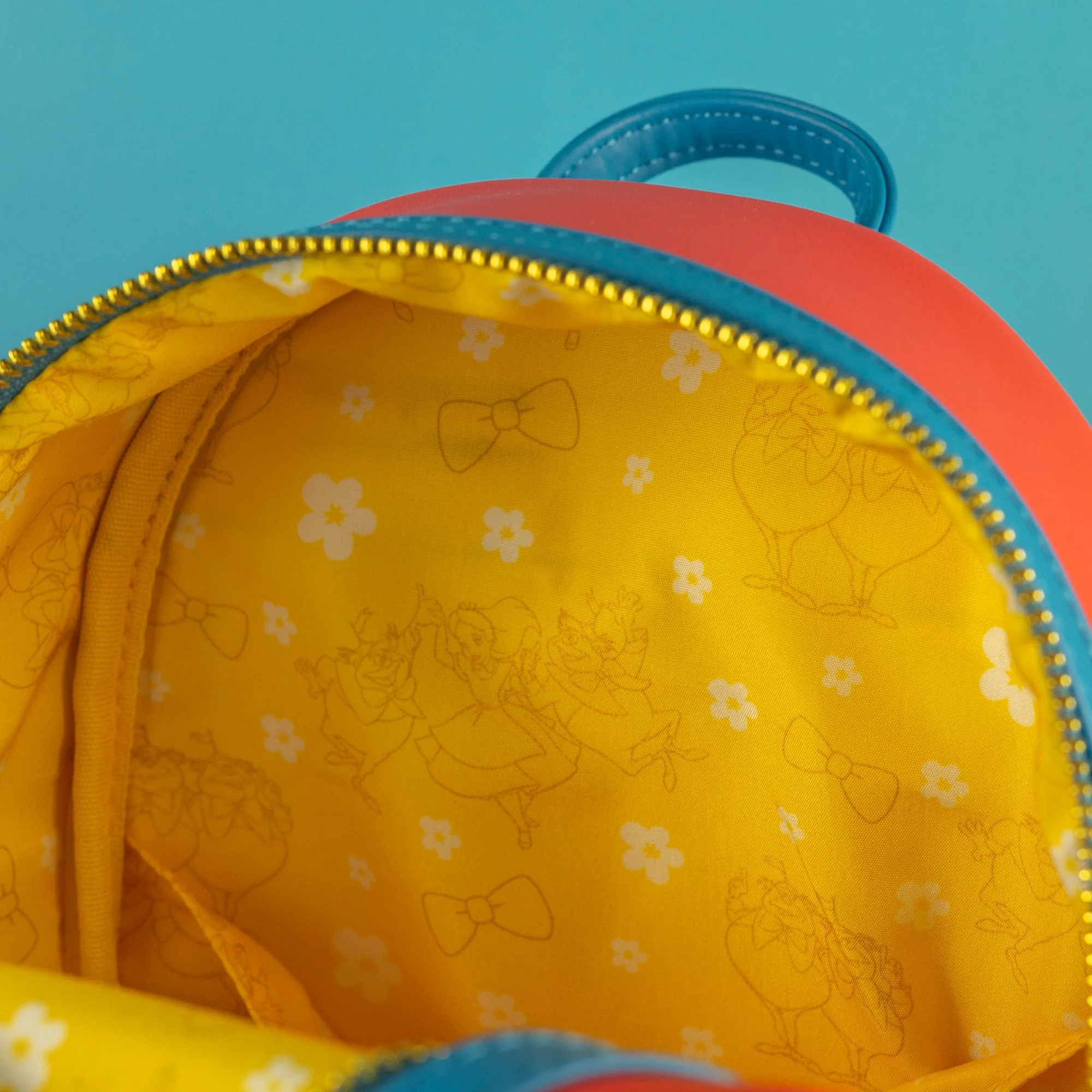 Loungefly x Disney Alice in Wonderland Tweedledee and Tweedledum Mini Backpack - Image 6