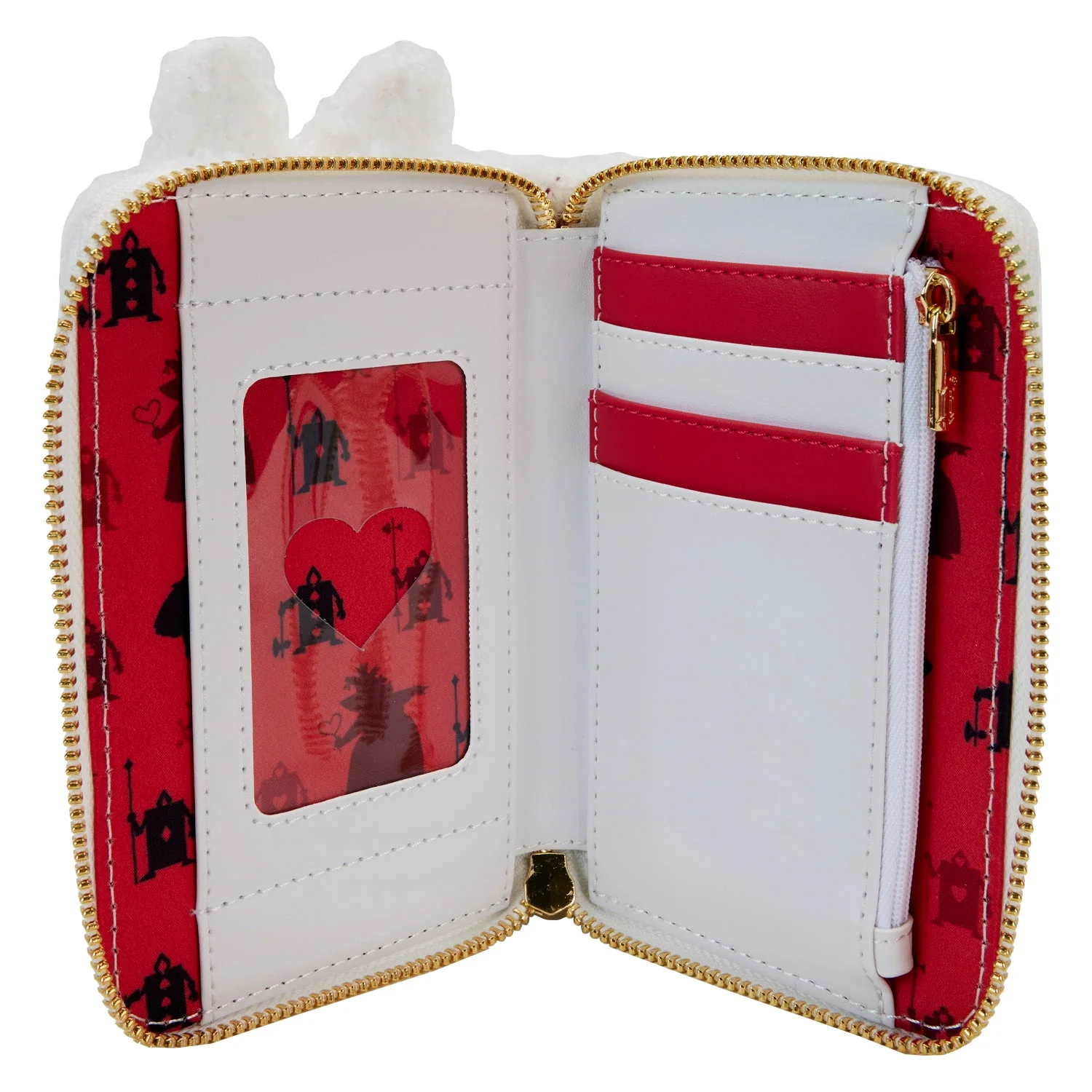 Loungefly x Disney Alice in Wonderland White Rabbit Cosplay Wallet - Image 5