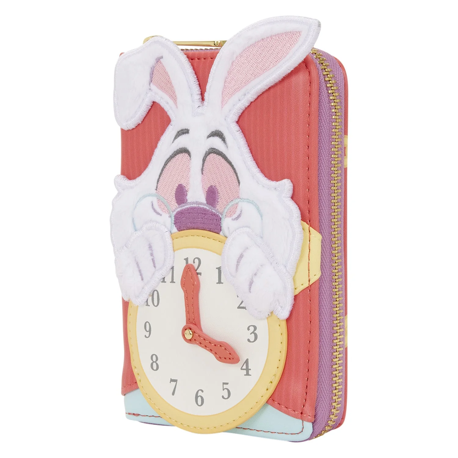 Loungefly x Disney Alice In Wonderland White Rabbit Zip Around Wallet - Image 2