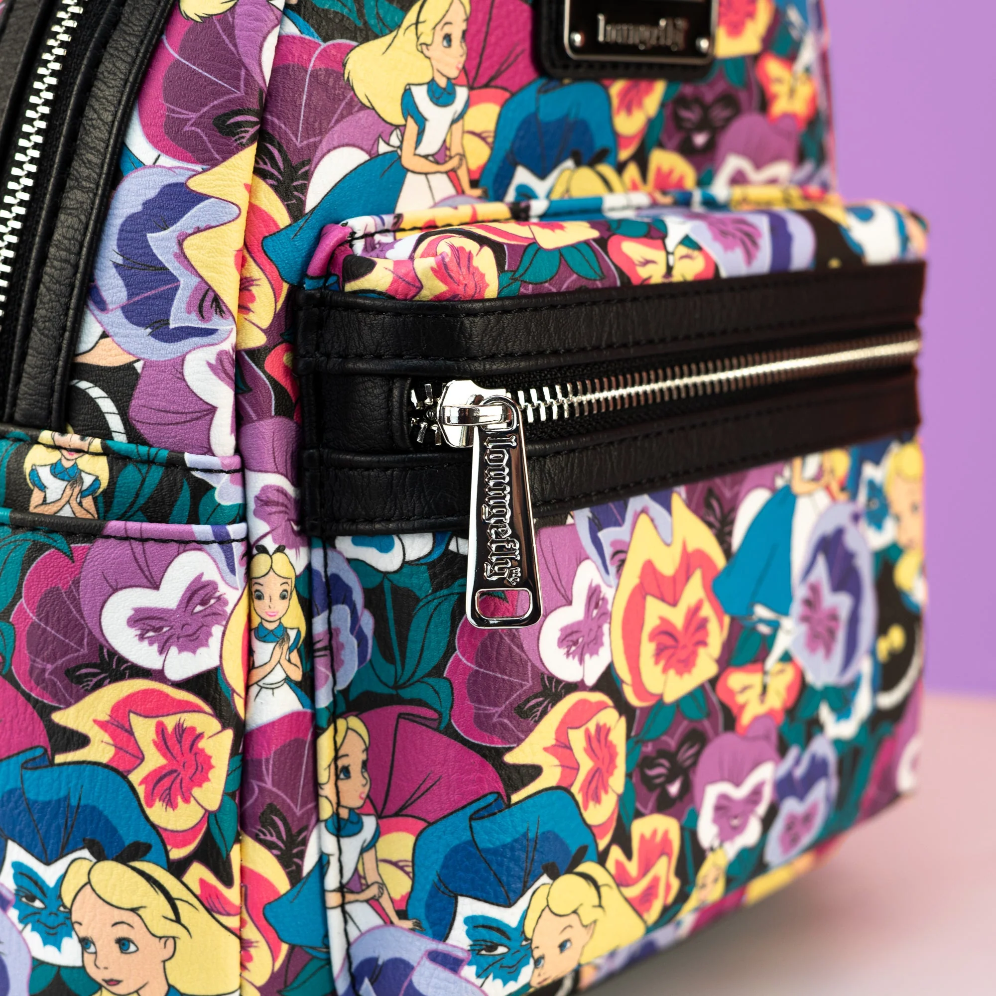 Loungefly x Disney Alice in Wonderland Wildflowers Mini Backpack - Image 3