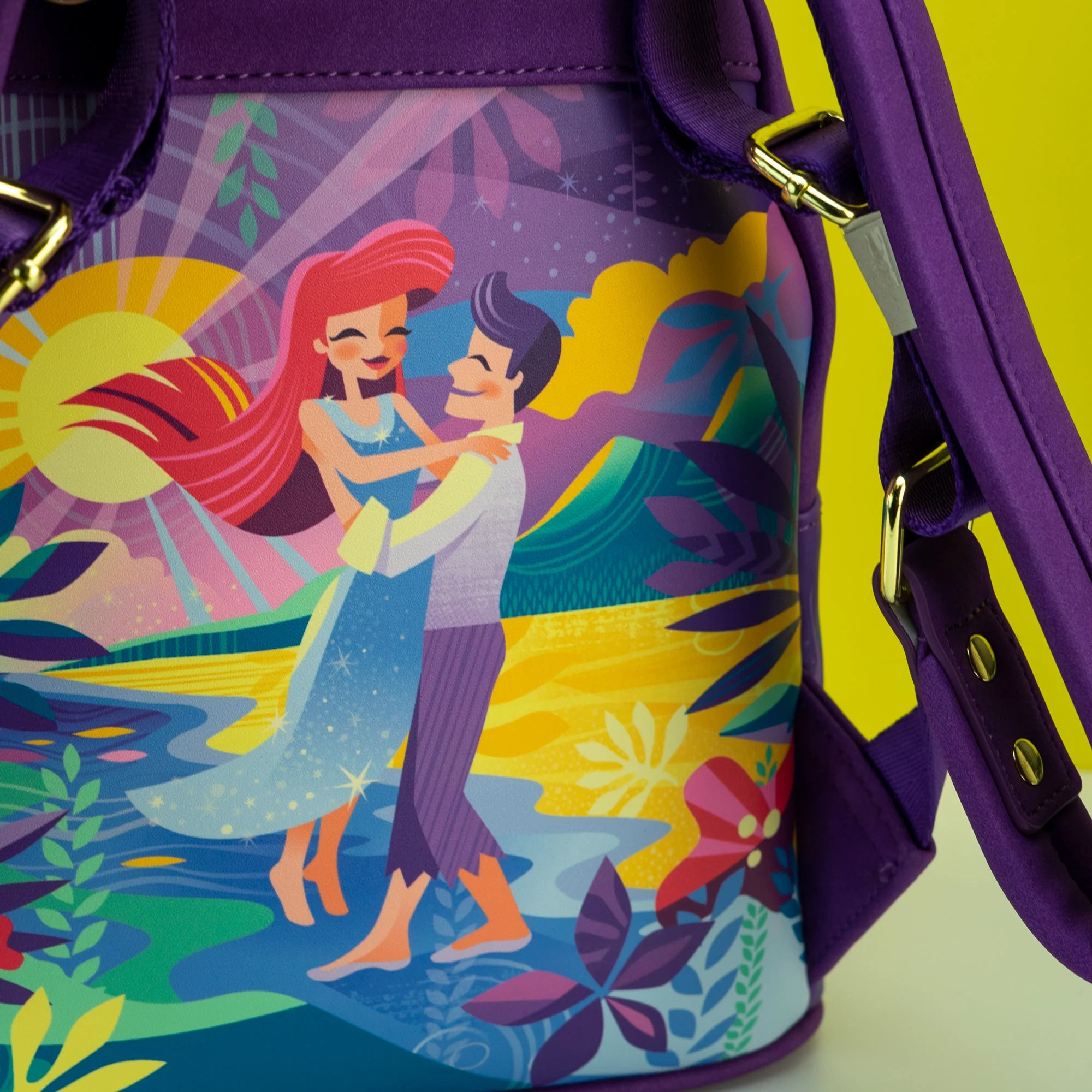 Loungefly x Disney The Little Mermaid Ariel Castle Mini Backpack - Image 4